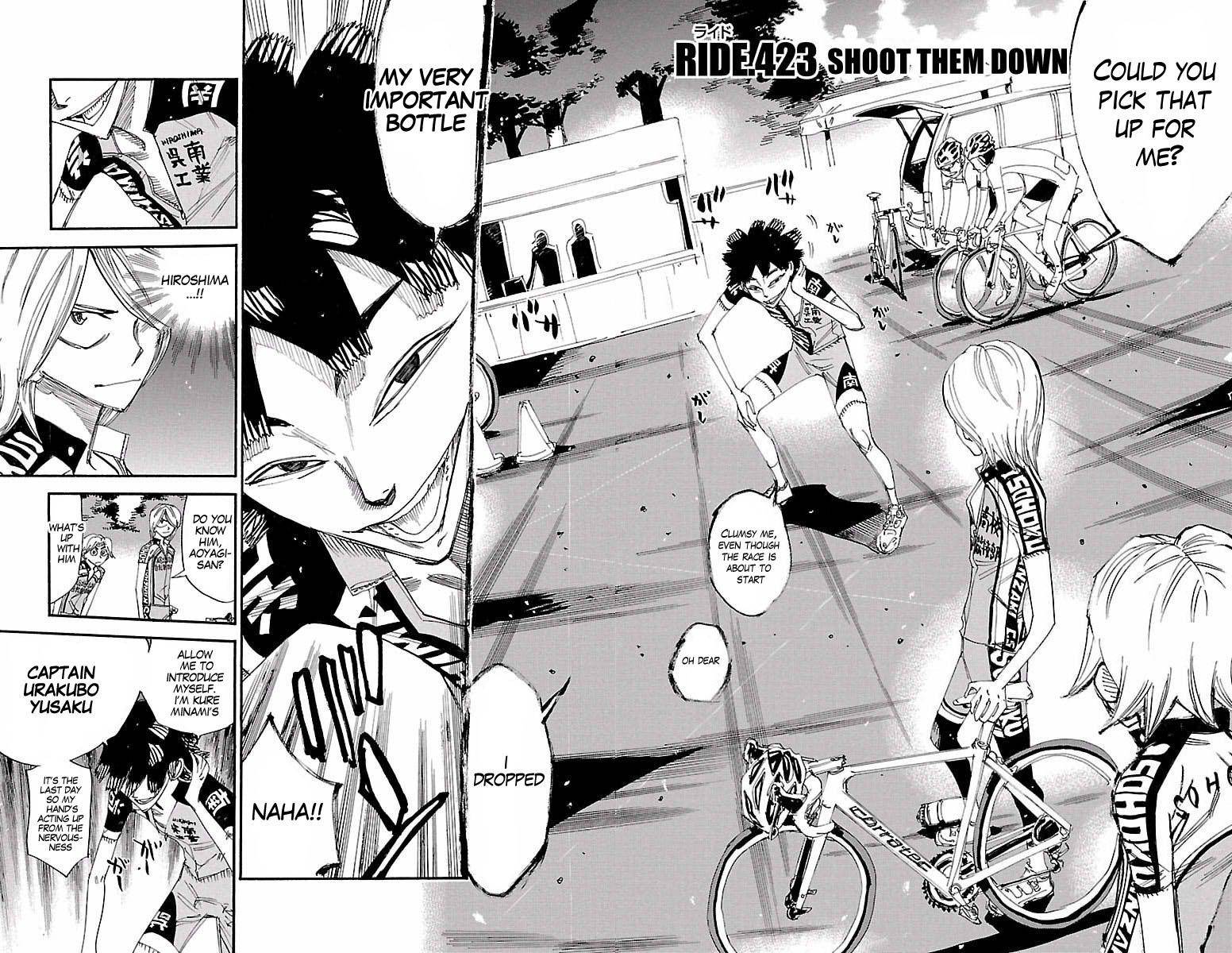 Yowamushi Pedal Chap 423 - Next Chap 424