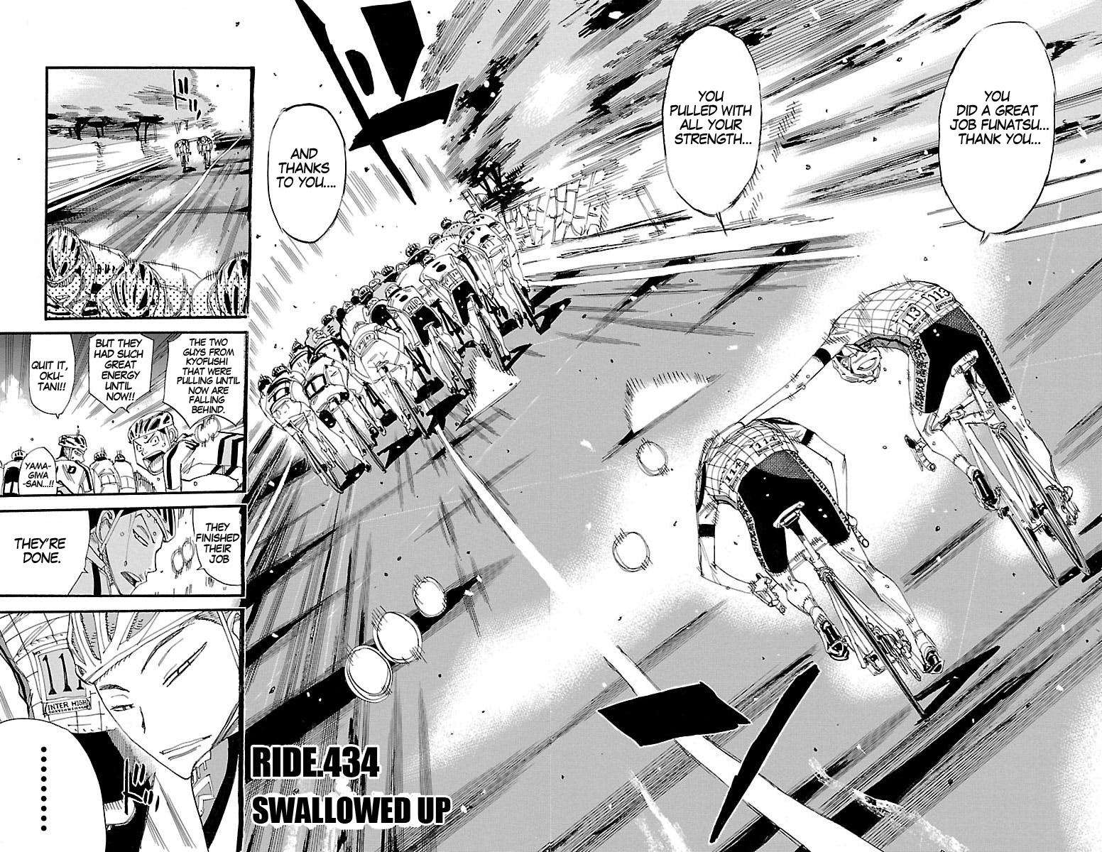 Yowamushi Pedal Chap 434 - Next Chap 435