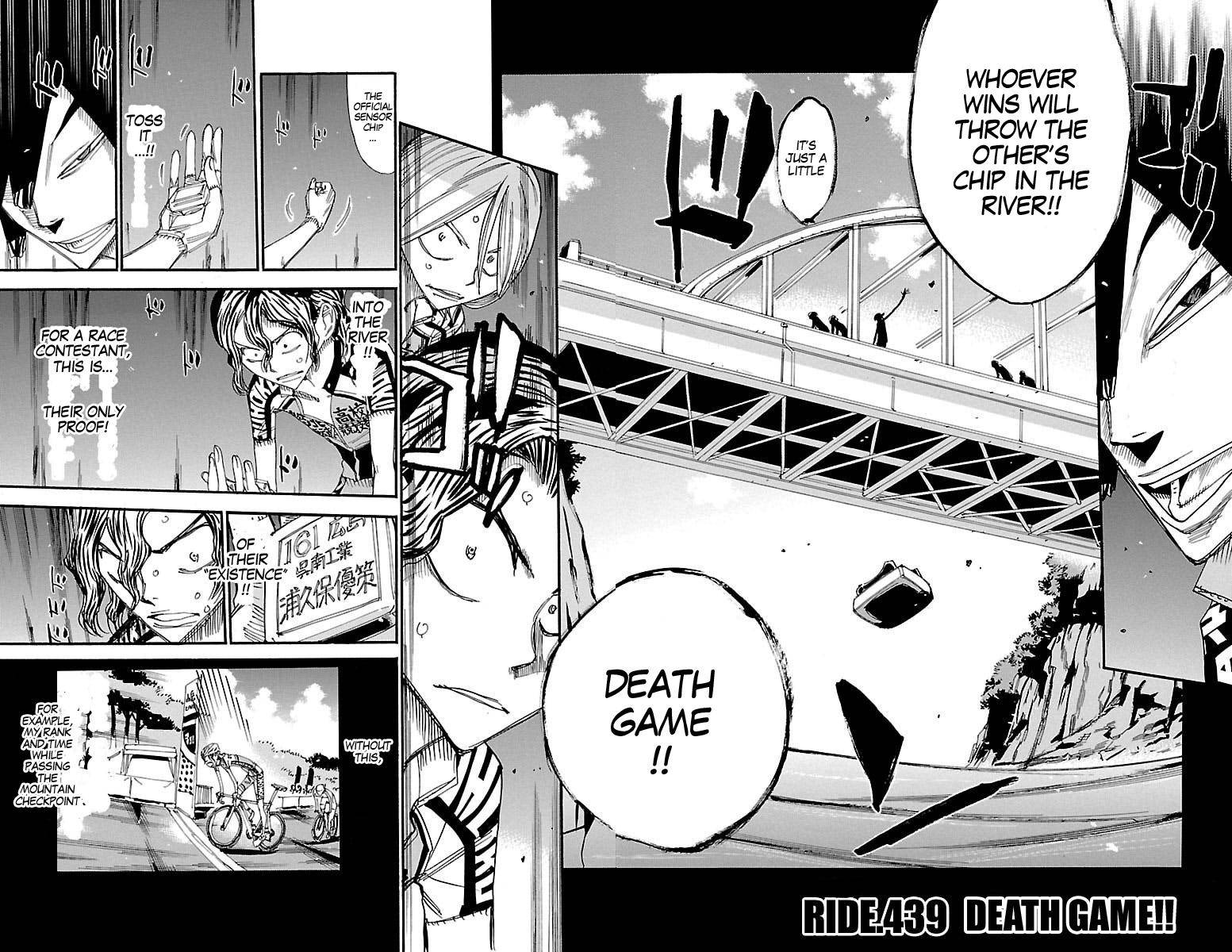 Yowamushi Pedal Chap 439 - Next Chap 440