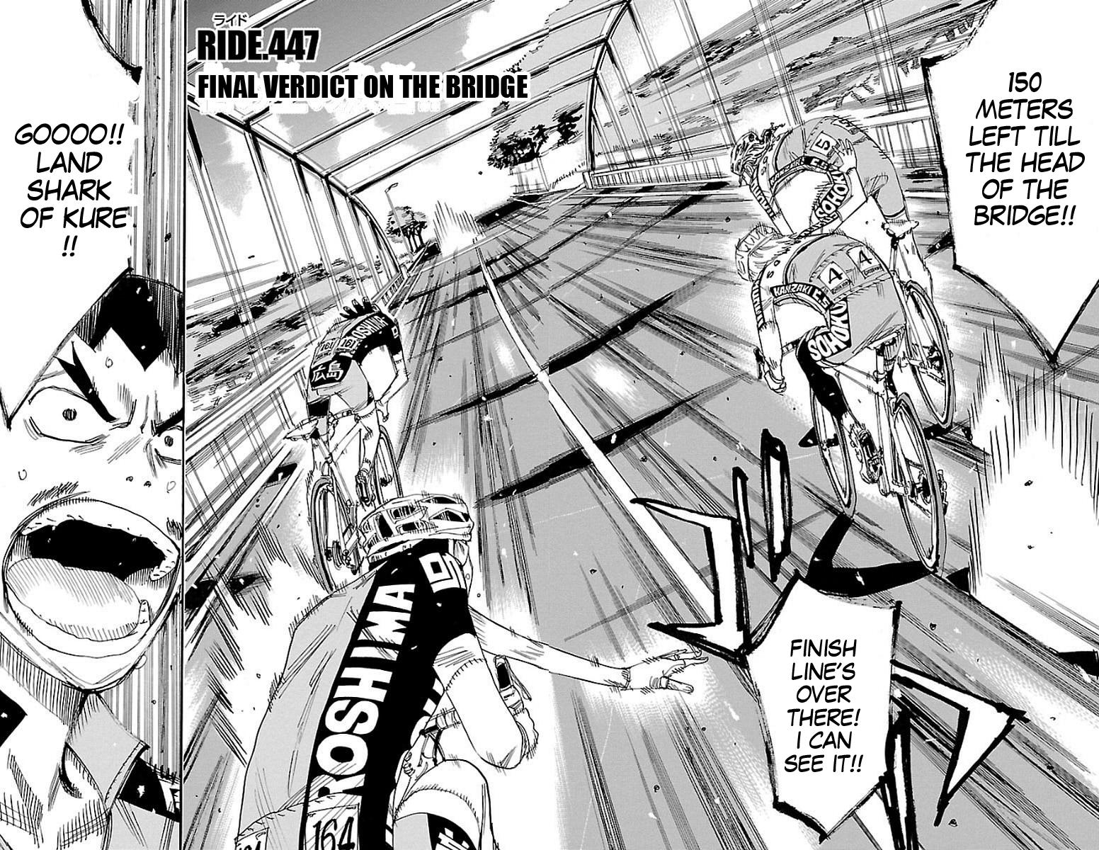 Yowamushi Pedal Chap 447 - Next Chap 448