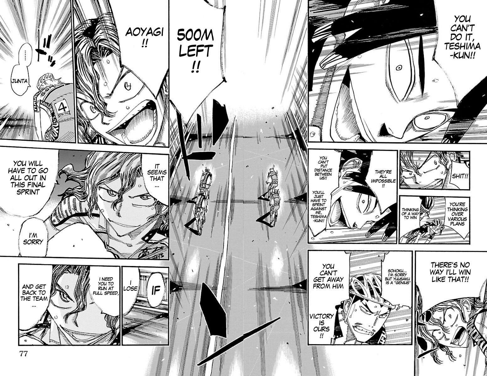 Yowamushi Pedal Chap 445 - Next Chap 446