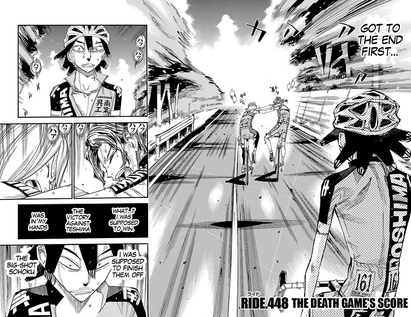 Yowamushi Pedal Chap 448 - Next Chap 449