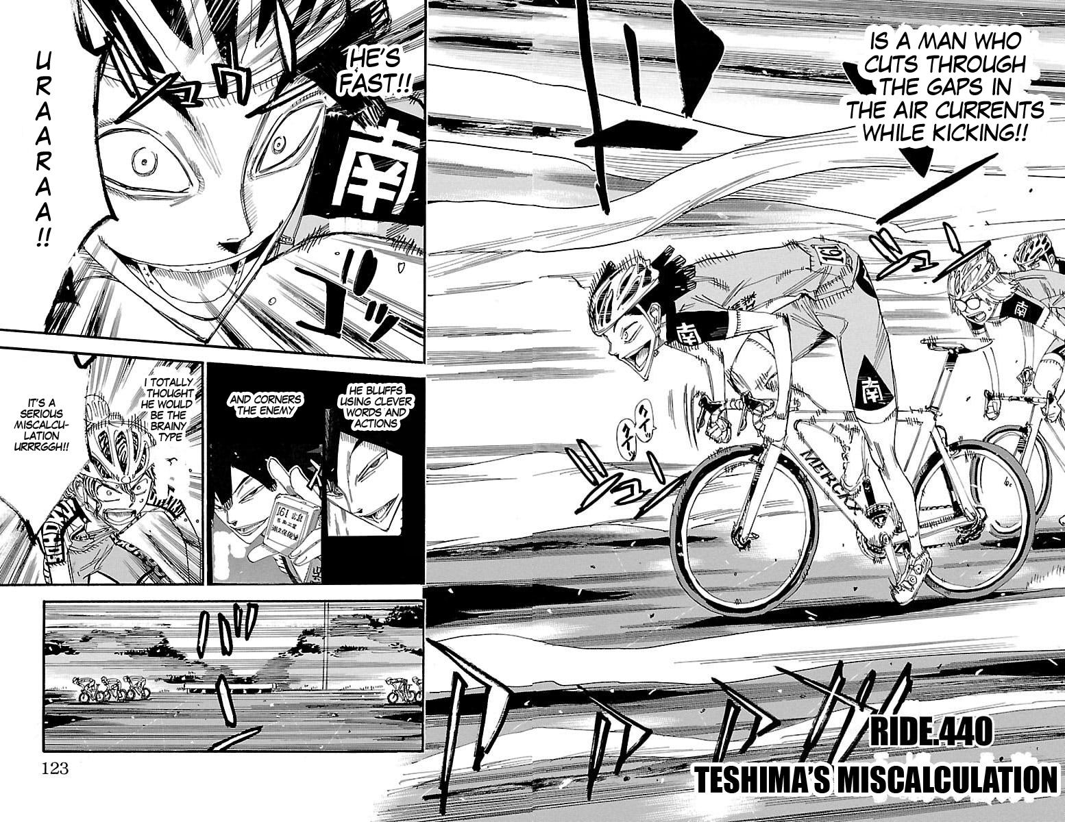 Yowamushi Pedal Chap 440 - Next Chap 441