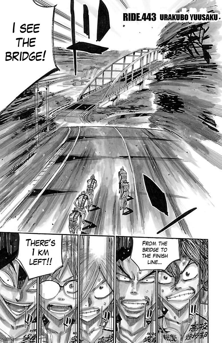 Yowamushi Pedal Chap 443 - Next Chap 444