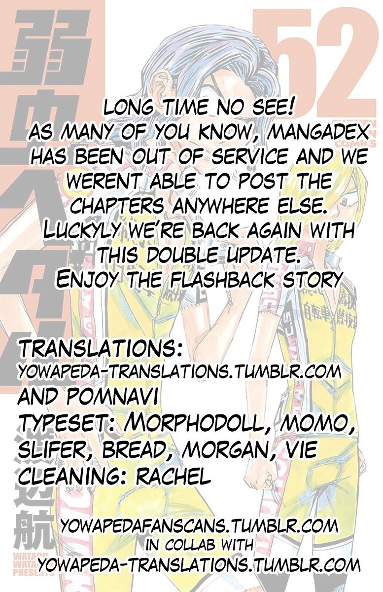 Yowamushi Pedal Chap 443 - Next Chap 444