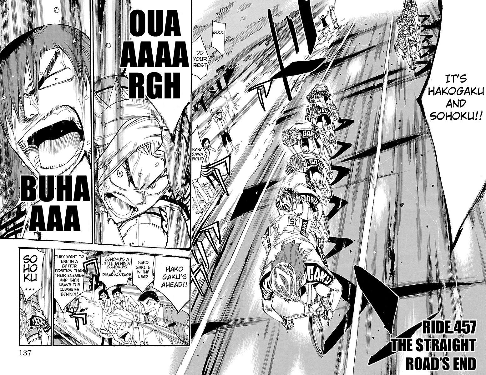 Yowamushi Pedal Chap 457 - Next Chap 458