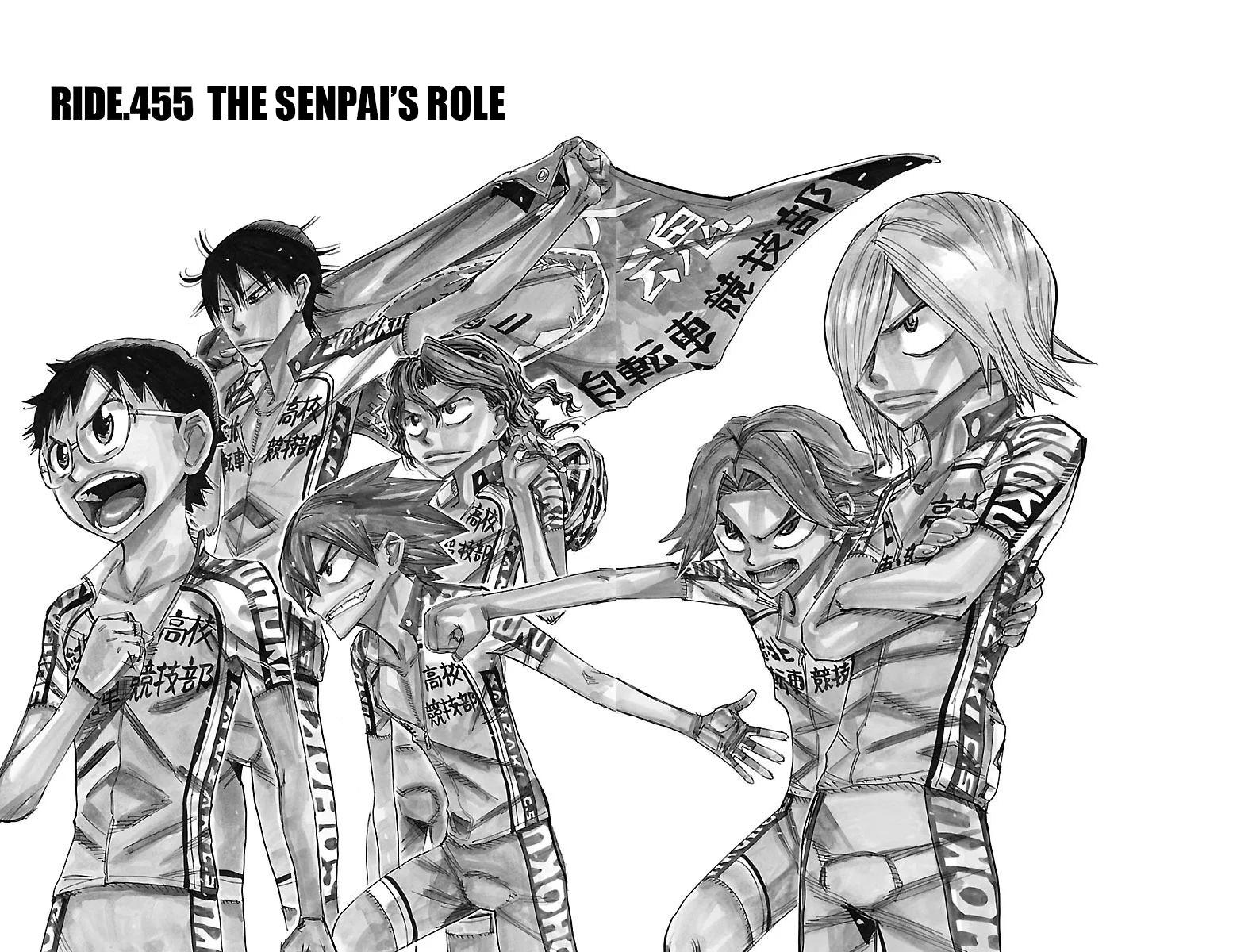 Yowamushi Pedal Chap 455 - Next Chap 456