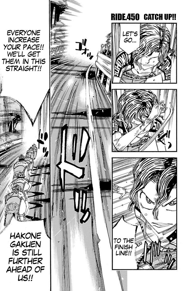 Yowamushi Pedal Chap 450 - Next Chap 451