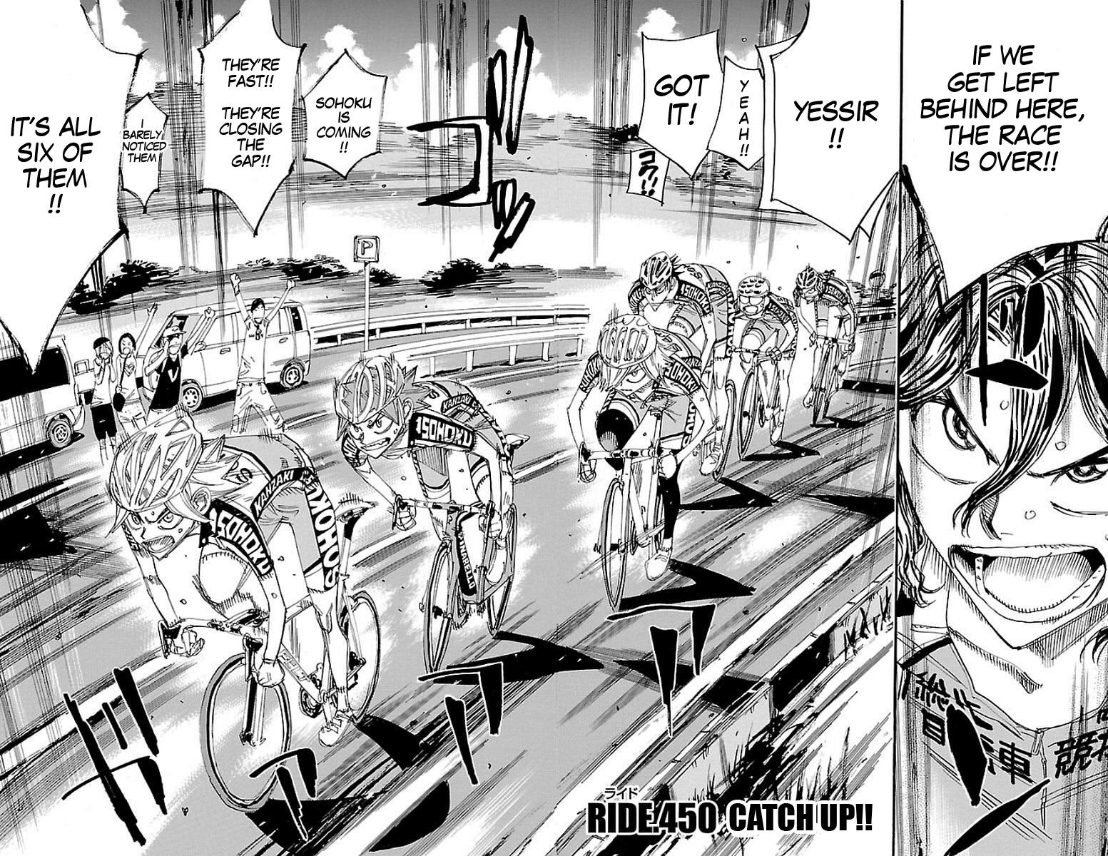 Yowamushi Pedal Chap 450 - Next Chap 451