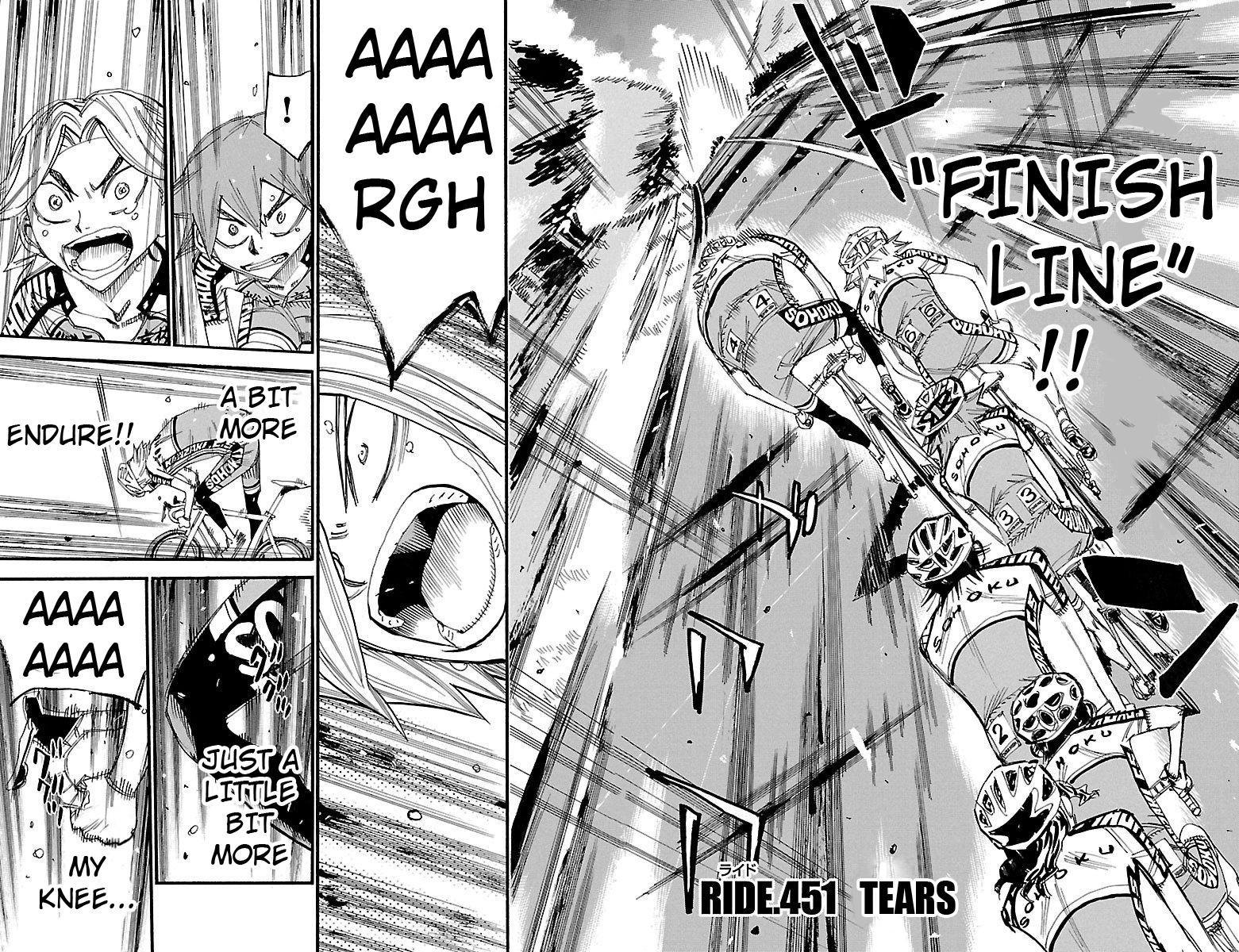 Yowamushi Pedal Chap 451 - Next Chap 452