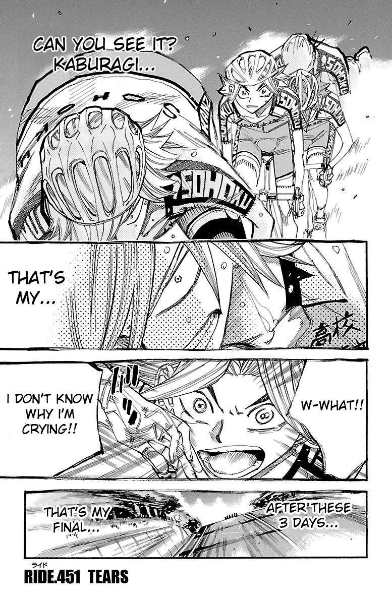 Yowamushi Pedal Chap 451 - Next Chap 452