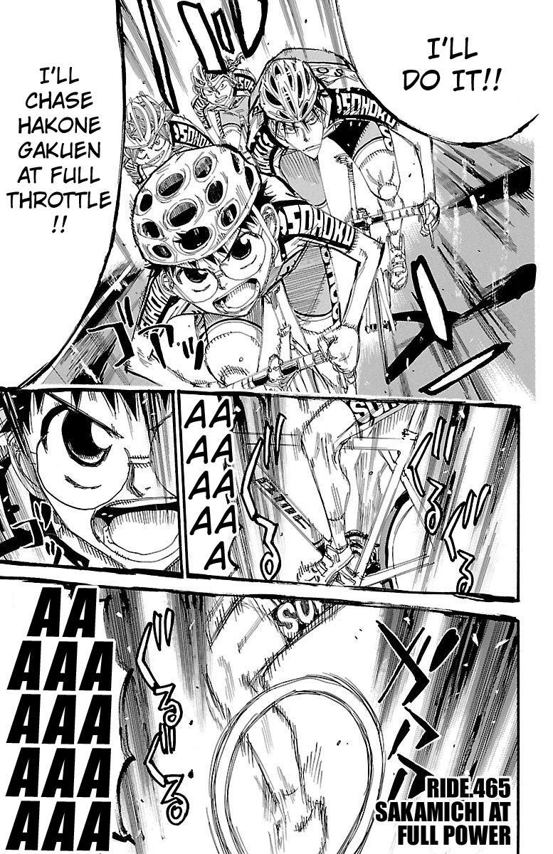 Yowamushi Pedal Chap 465 - Next Chap 466