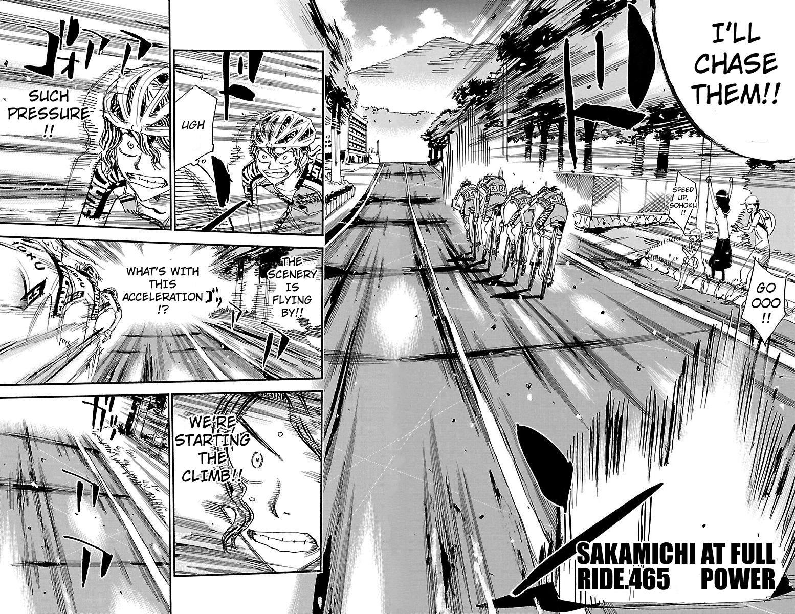 Yowamushi Pedal Chap 465 - Next Chap 466