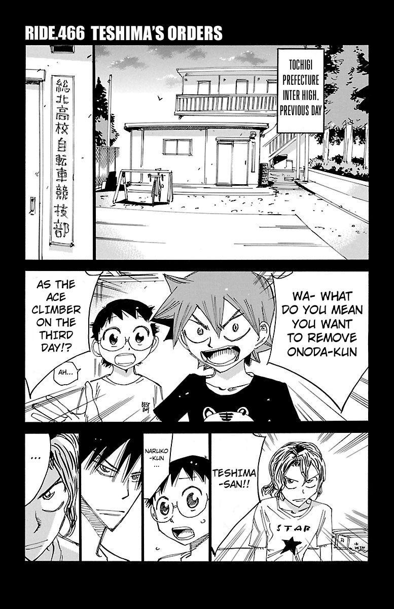 Yowamushi Pedal Chap 466 - Next Chap 467