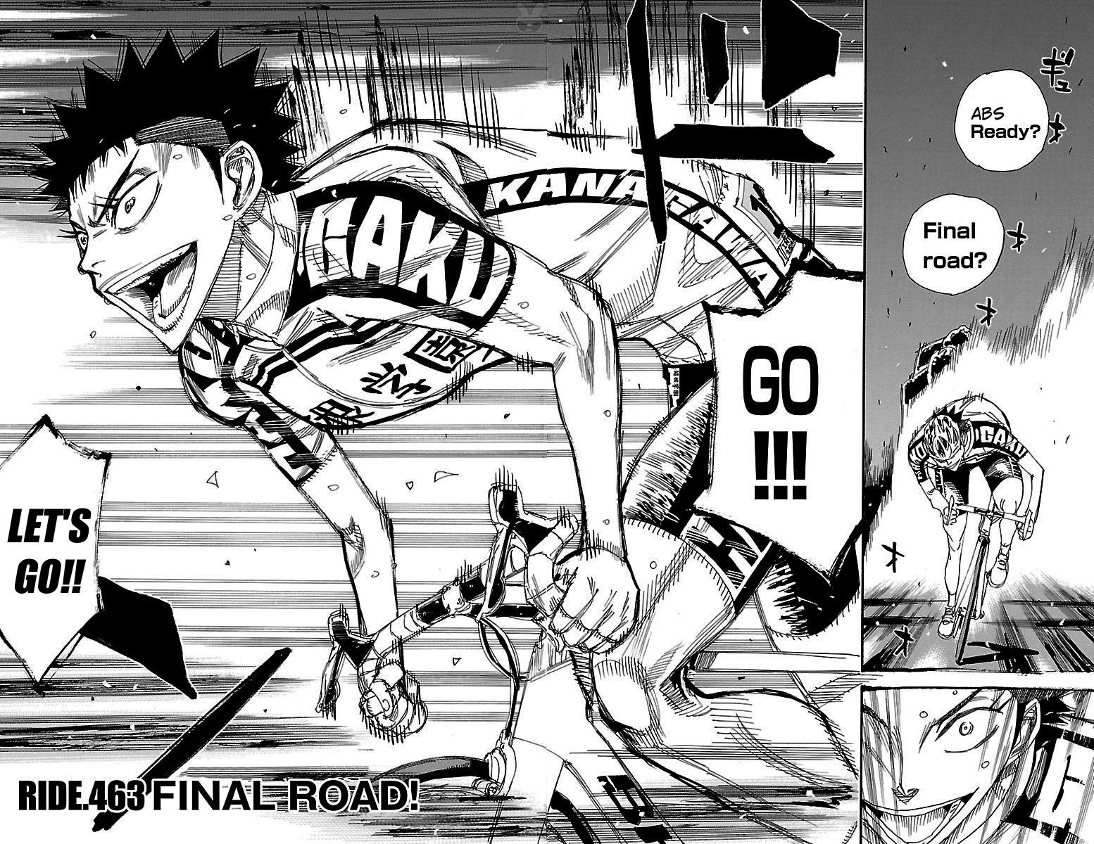Yowamushi Pedal Chap 463 - Next Chap 464