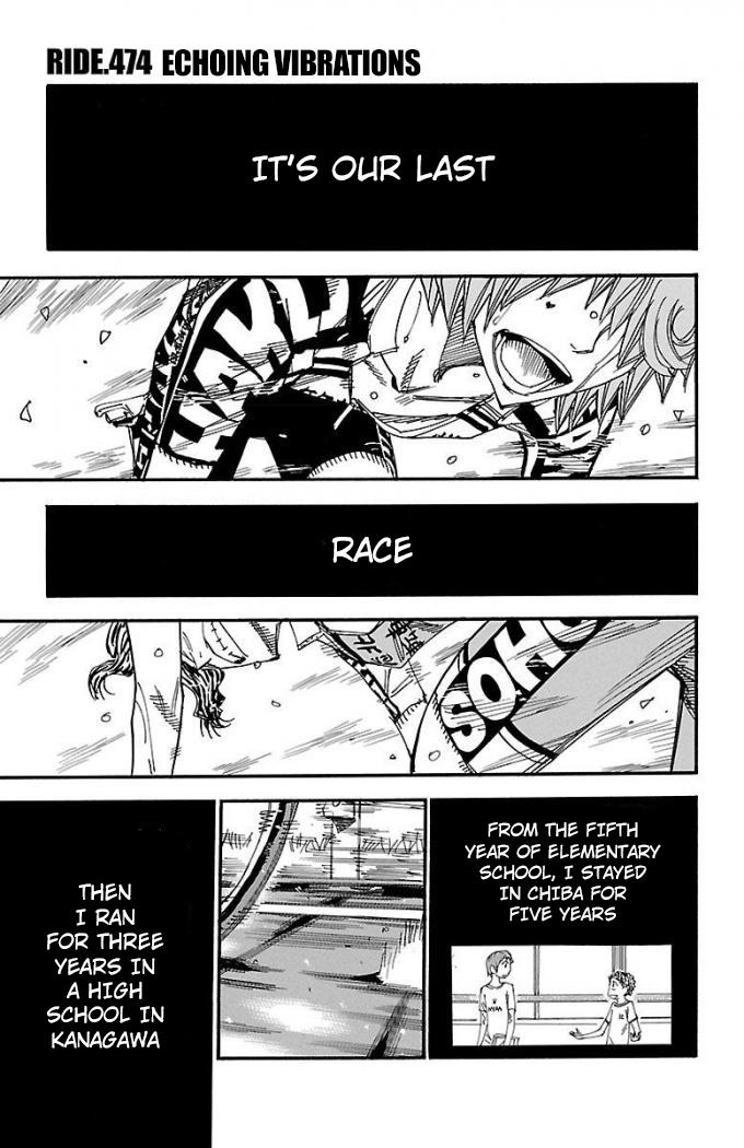 Yowamushi Pedal Chap 474 - Next Chap 475