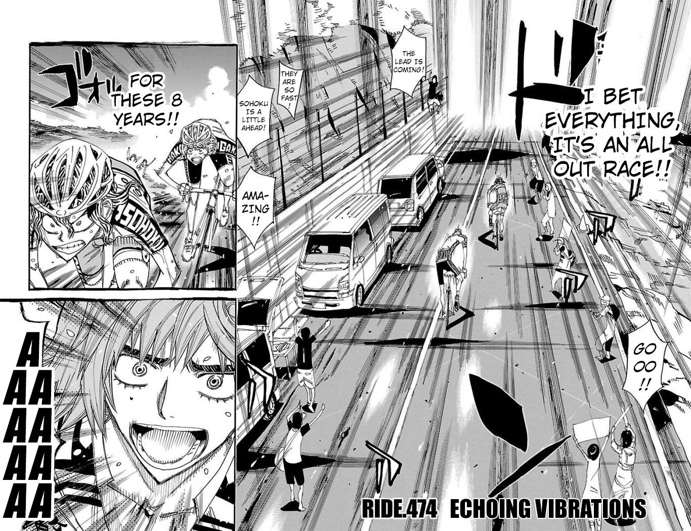 Yowamushi Pedal Chap 474 - Next Chap 475