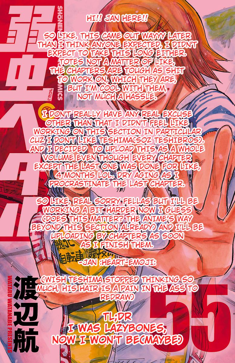 Yowamushi Pedal Chap 476 - Next Chap 477