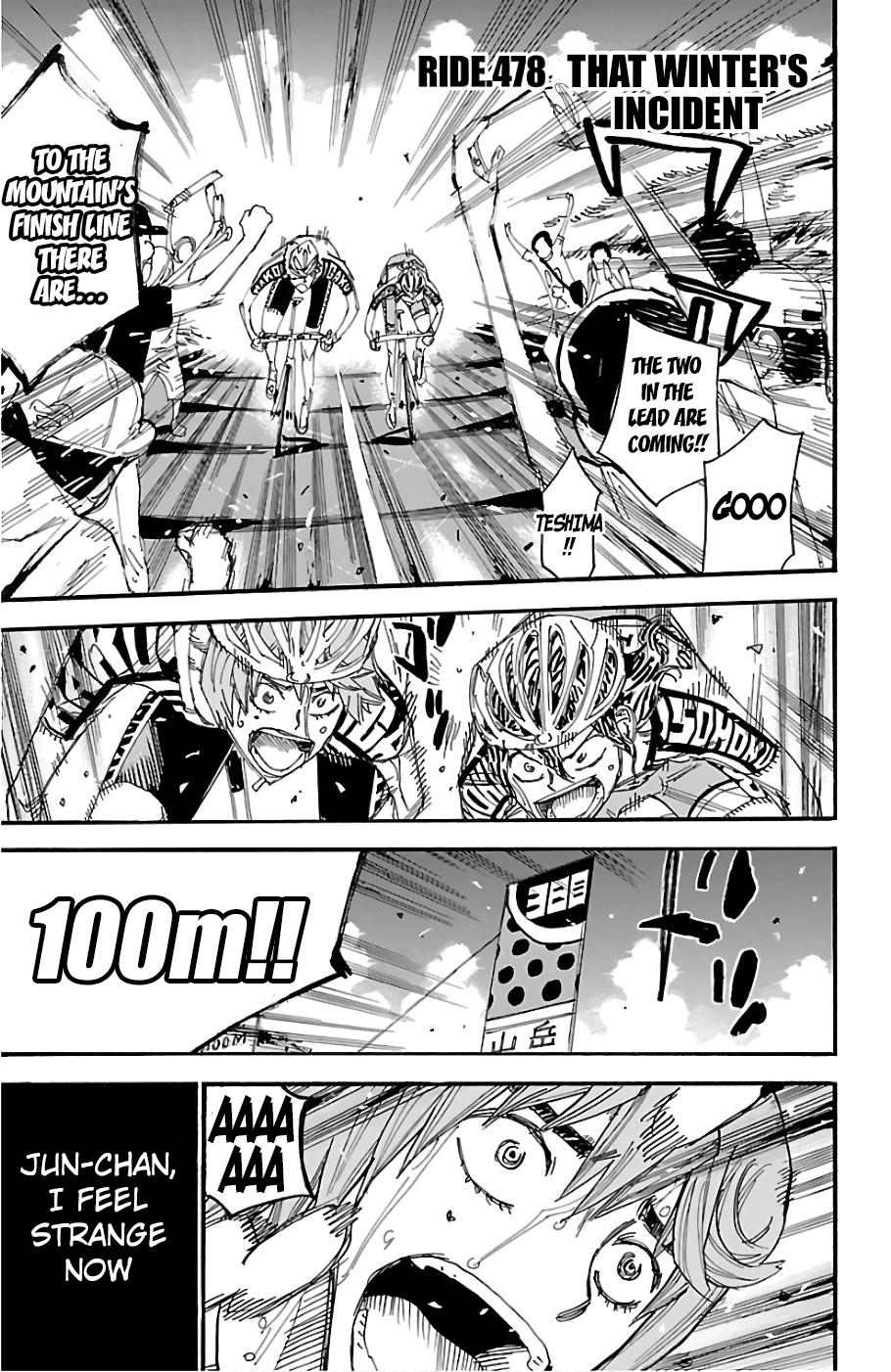 Yowamushi Pedal Chap 478 - Next Chap 479