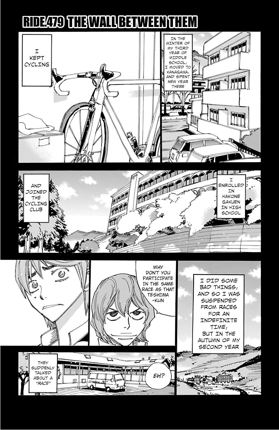 Yowamushi Pedal Chap 479 - Next Chap 480
