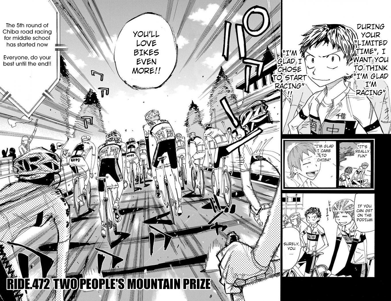 Yowamushi Pedal Chap 472 - Next Chap 473
