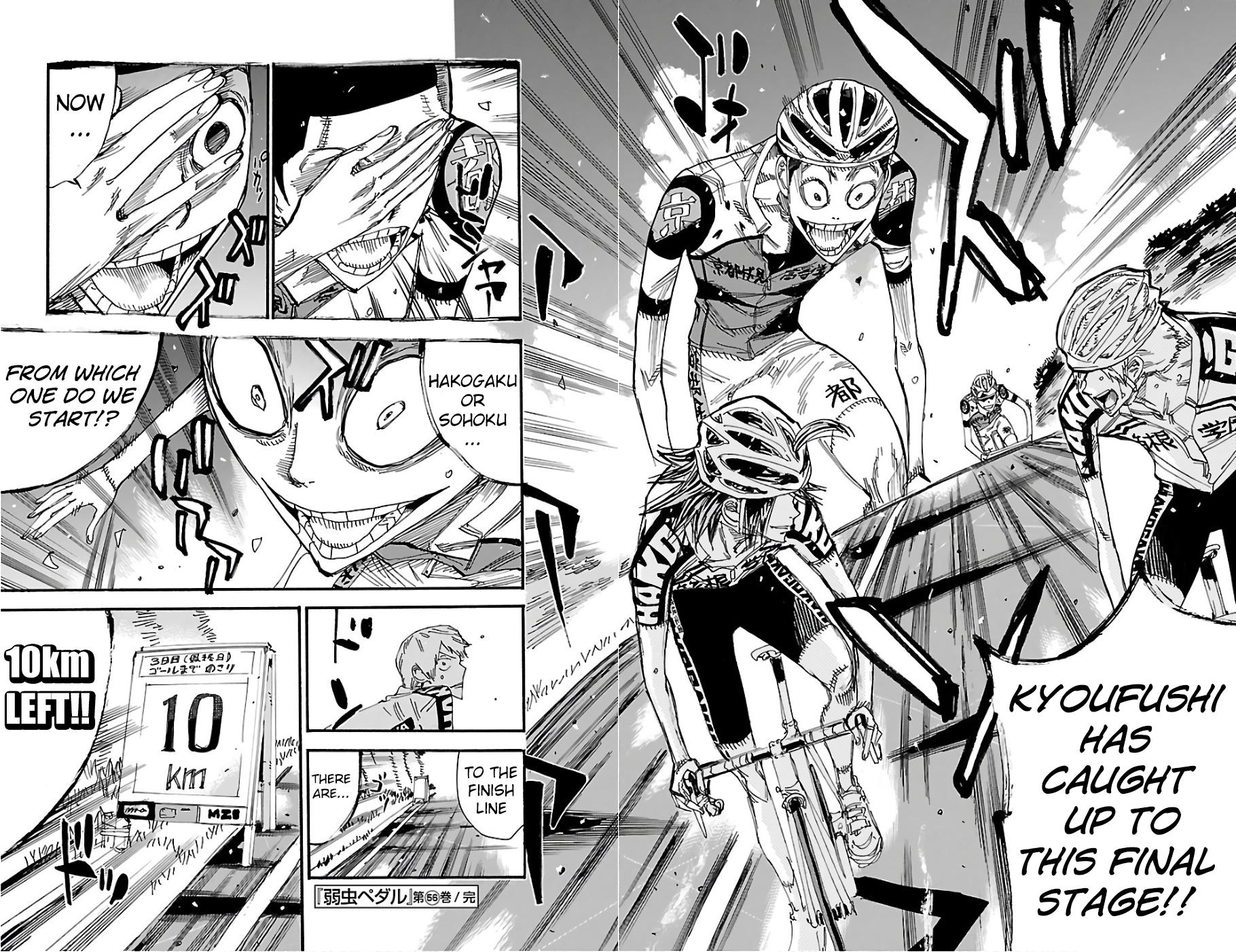 Yowamushi Pedal Chap 484 - Next Chap 485
