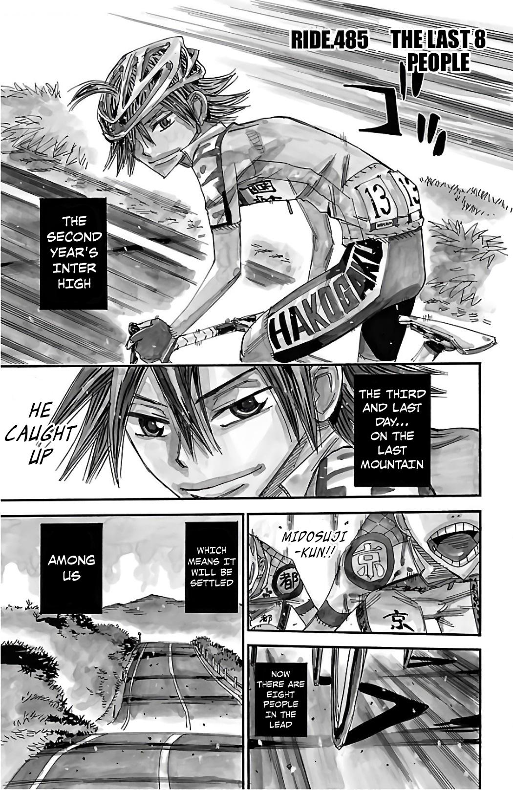 Yowamushi Pedal Chap 485 - Next Chap 486