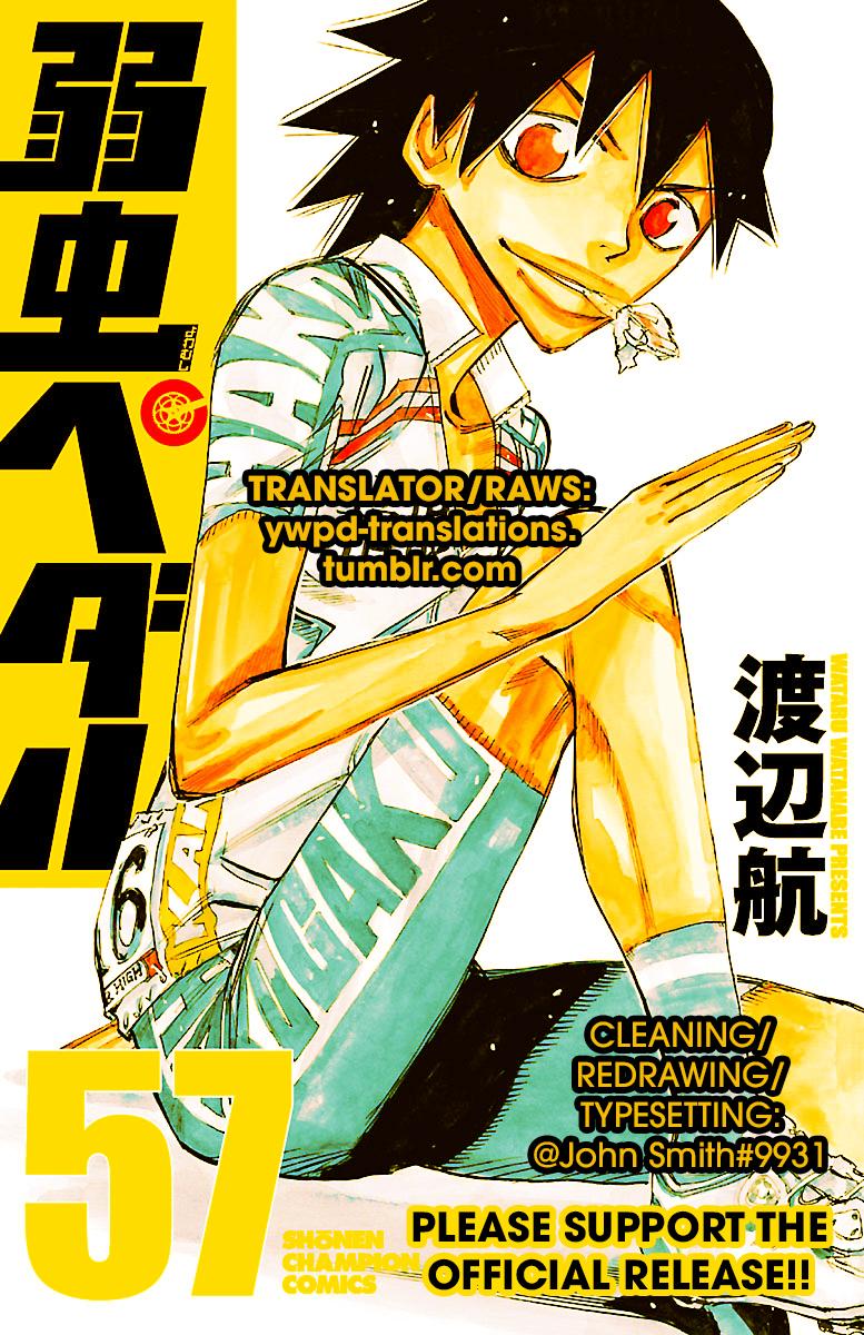 Yowamushi Pedal Chap 486 - Next Chap 487