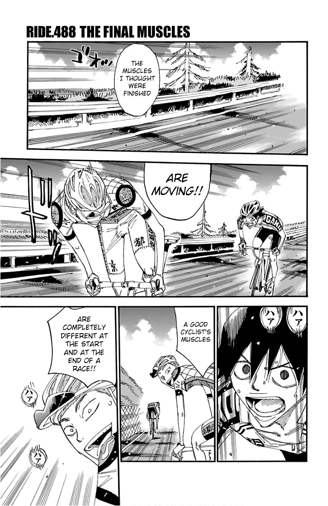 Yowamushi Pedal Chap 488 - Next Chap 489