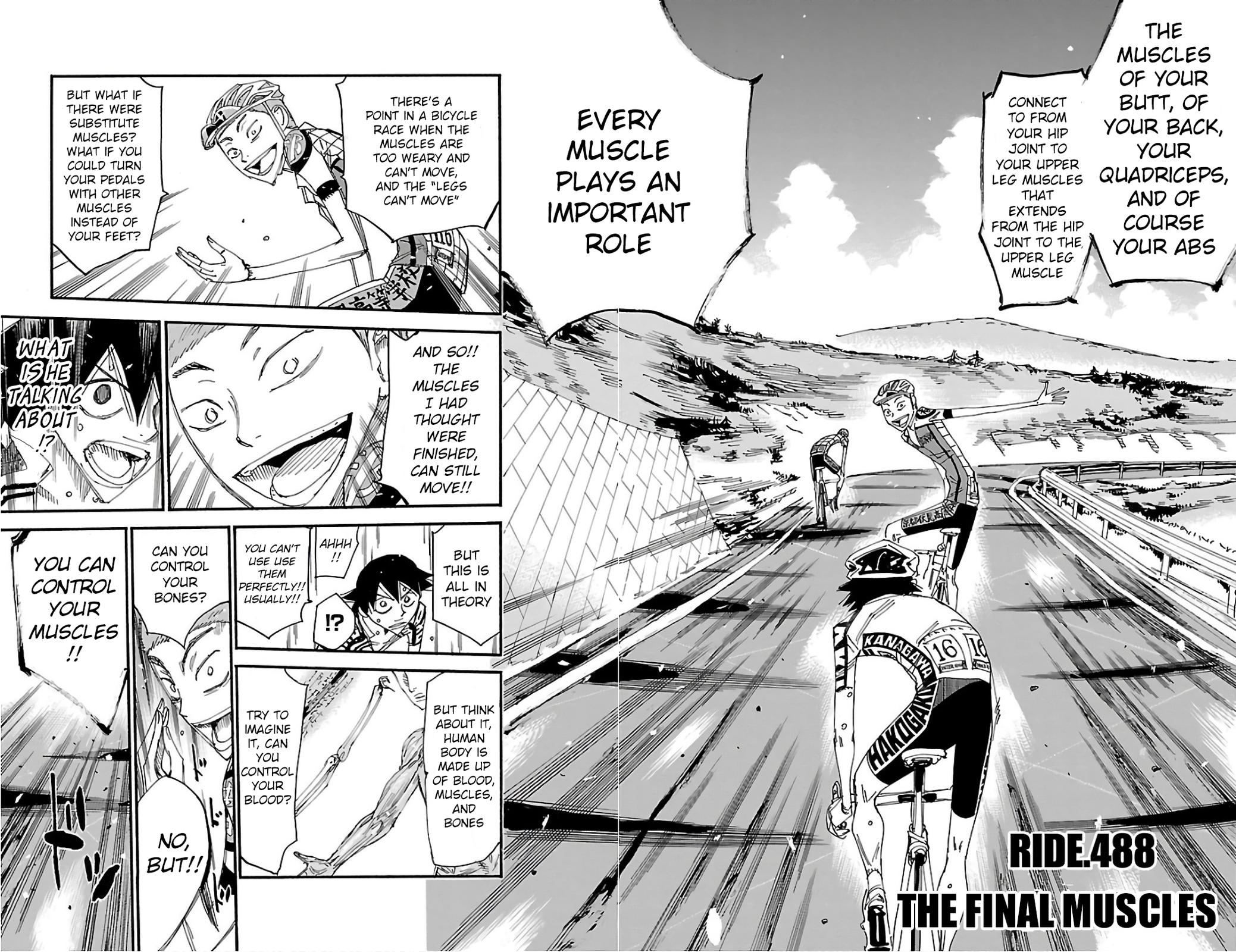 Yowamushi Pedal Chap 488 - Next Chap 489