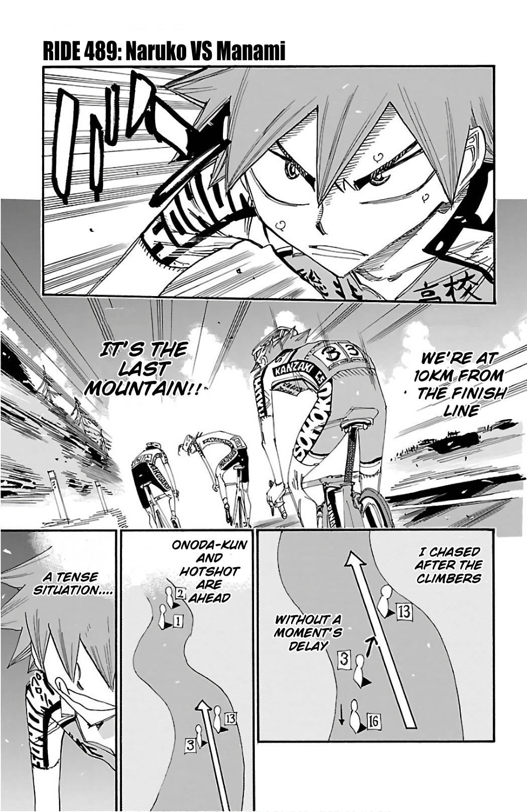 Yowamushi Pedal Chap 489 - Next Chap 490