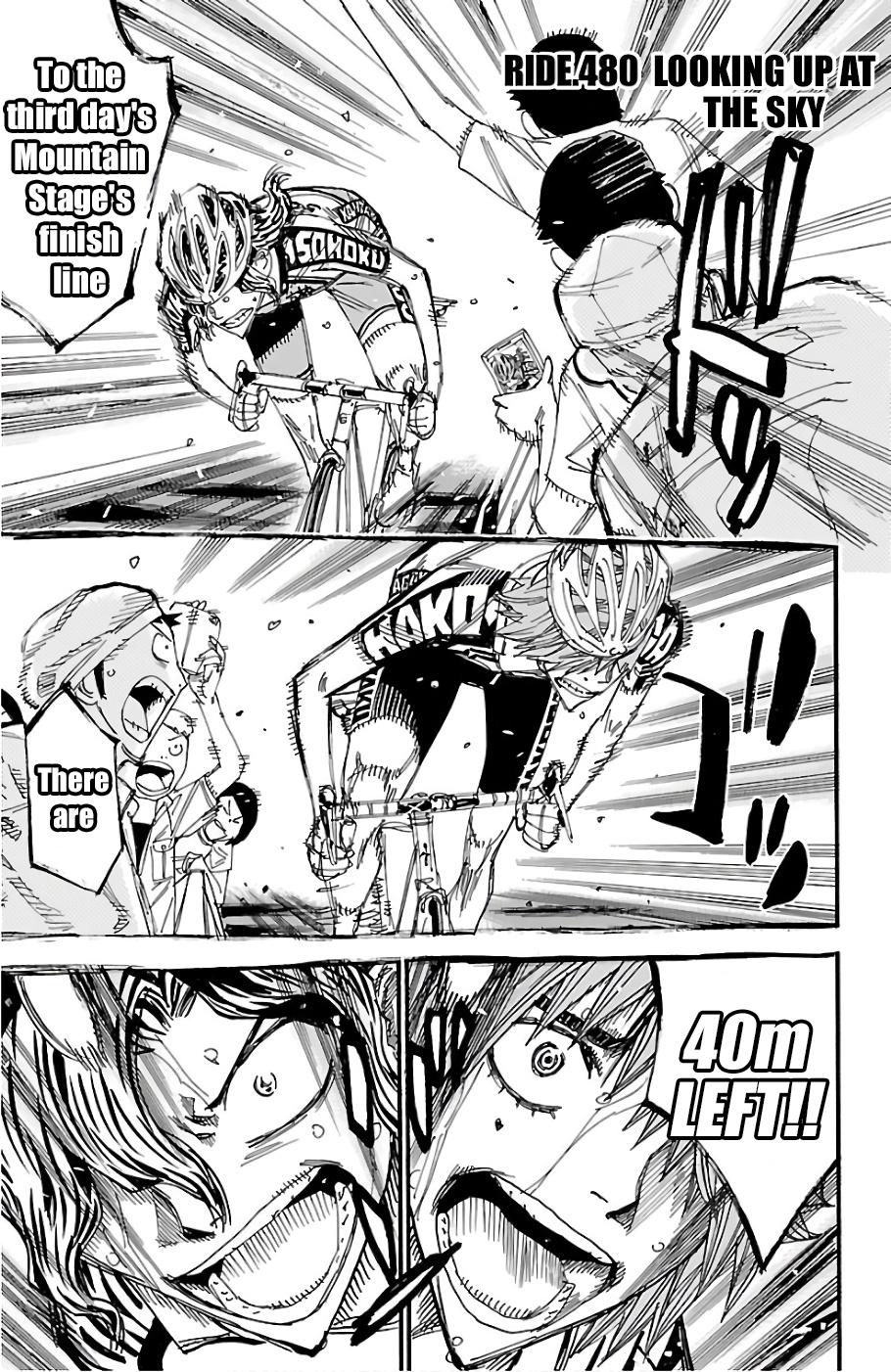 Yowamushi Pedal Chap 480 - Next Chap 481