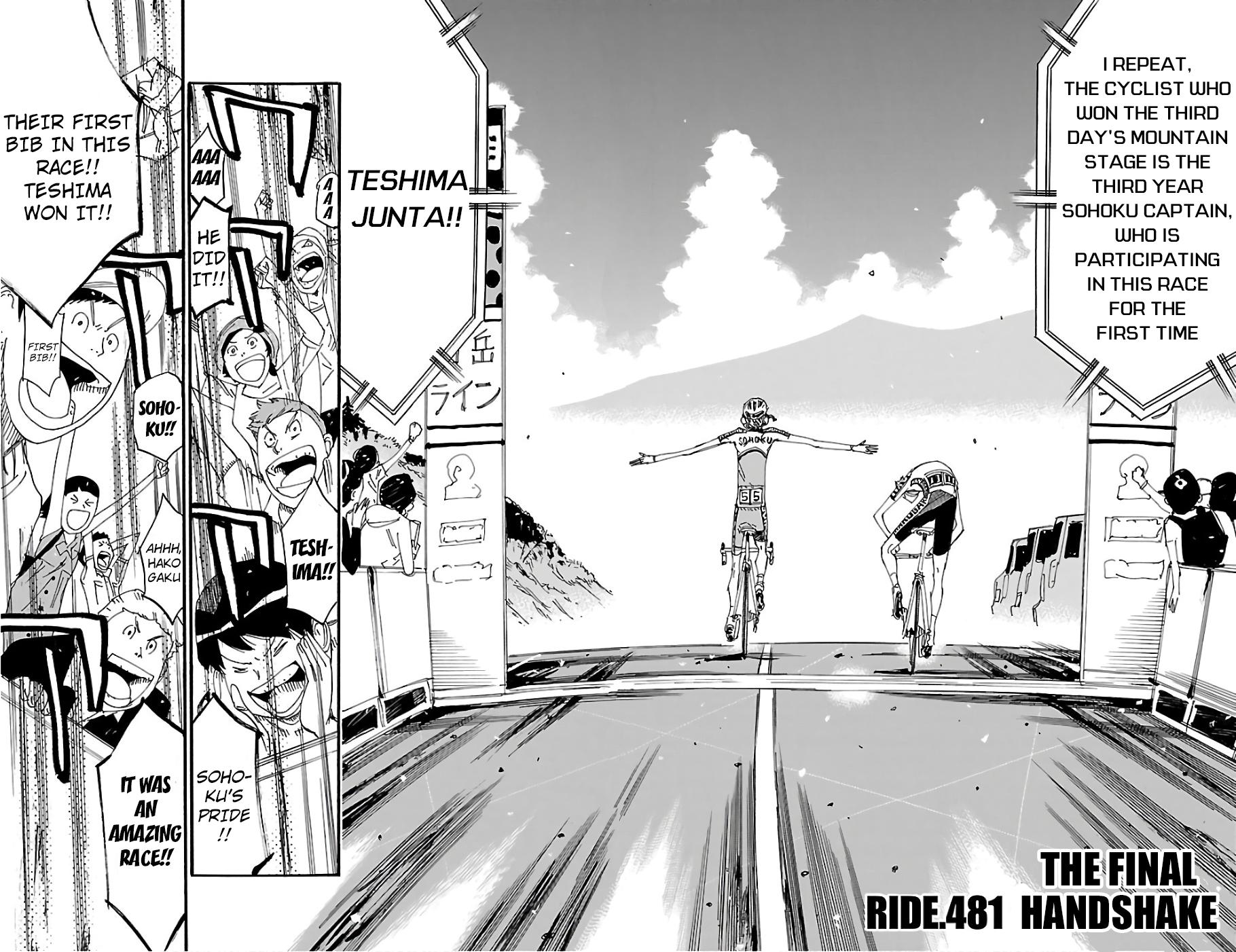 Yowamushi Pedal Chap 481 - Next Chap 482