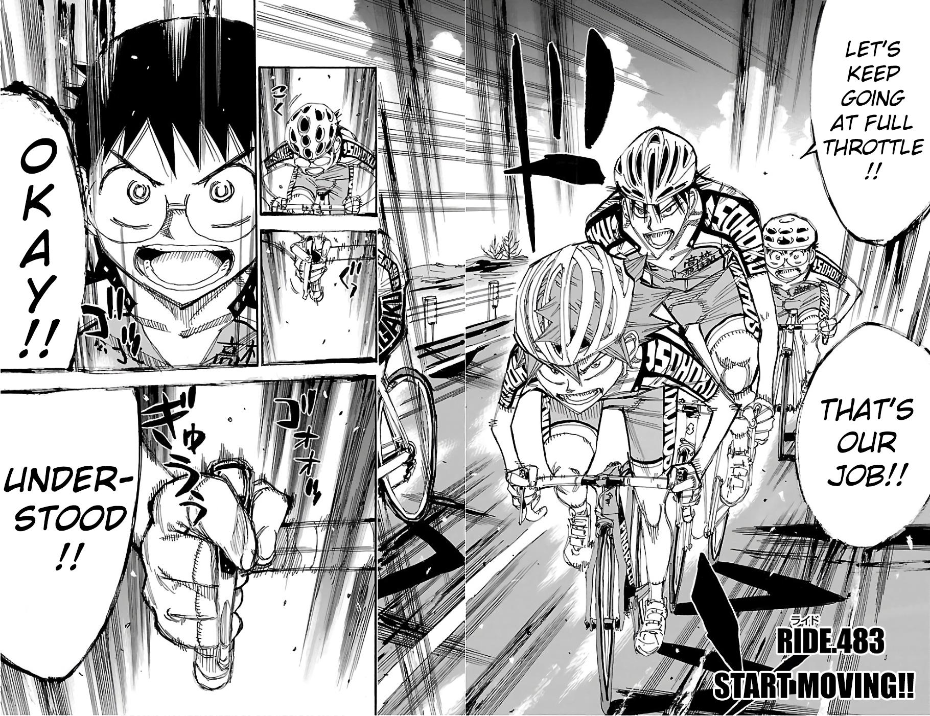 Yowamushi Pedal Chap 483 - Next Chap 484