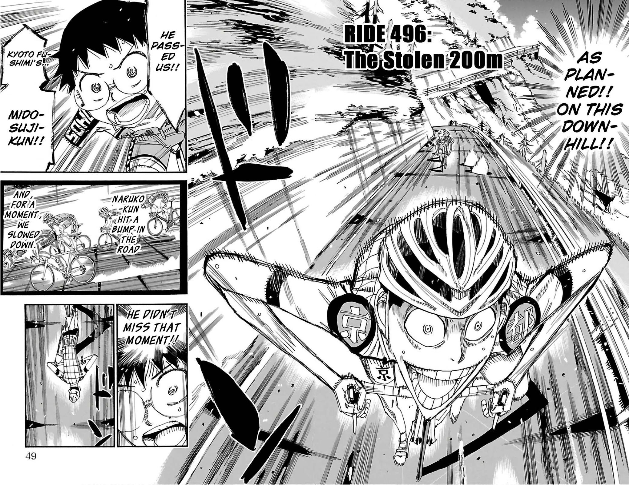 Yowamushi Pedal Chap 496 - Next Chap 497