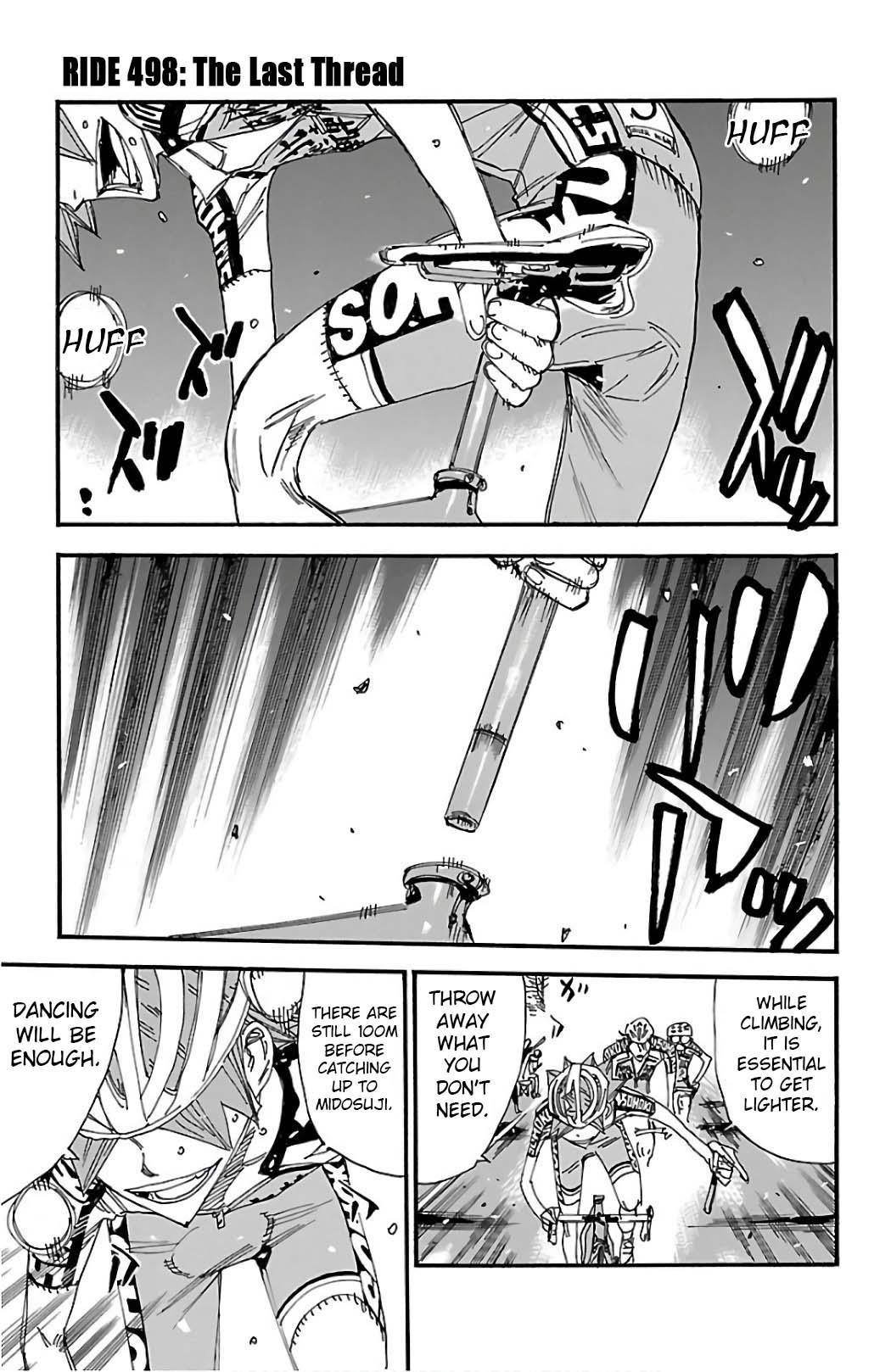 Yowamushi Pedal Chap 498 - Next Chap 499