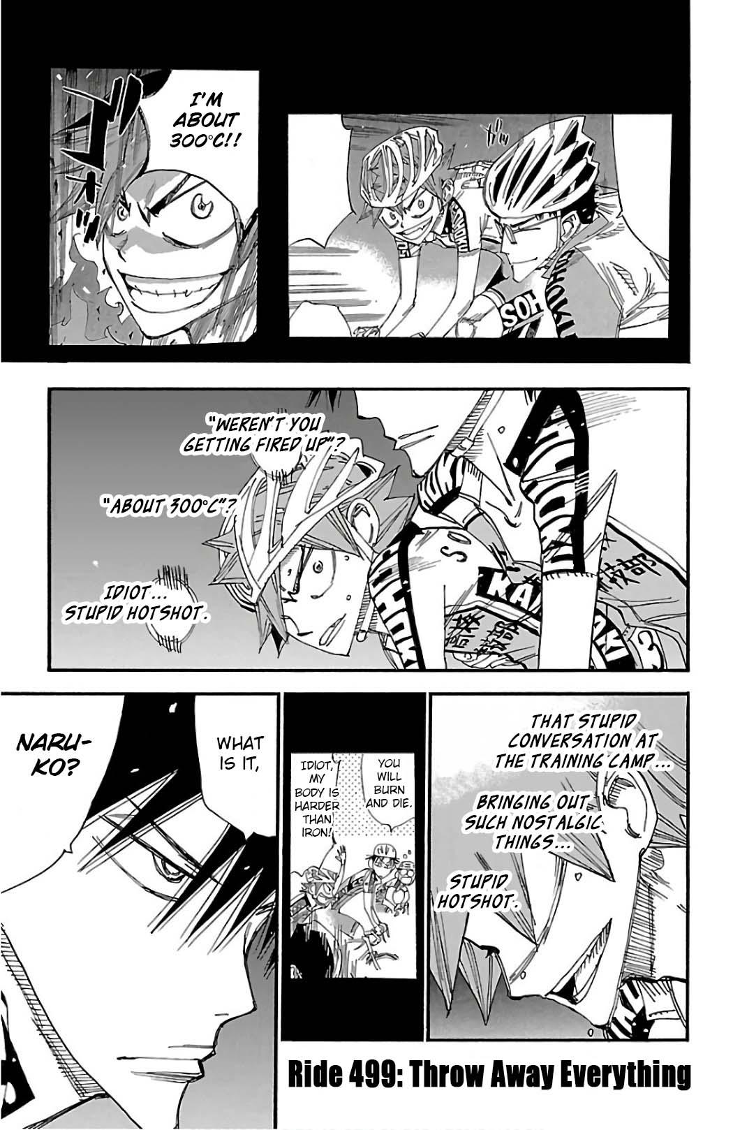 Yowamushi Pedal Chap 499 - Next Chap 500