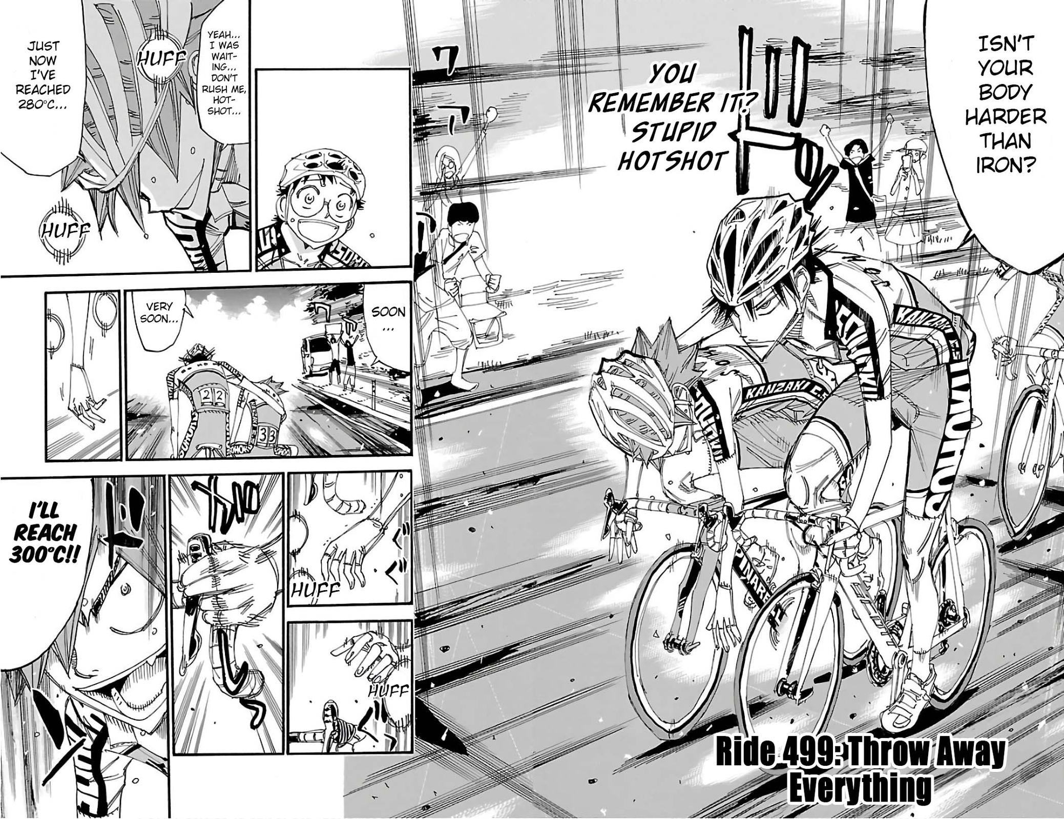 Yowamushi Pedal Chap 499 - Next Chap 500