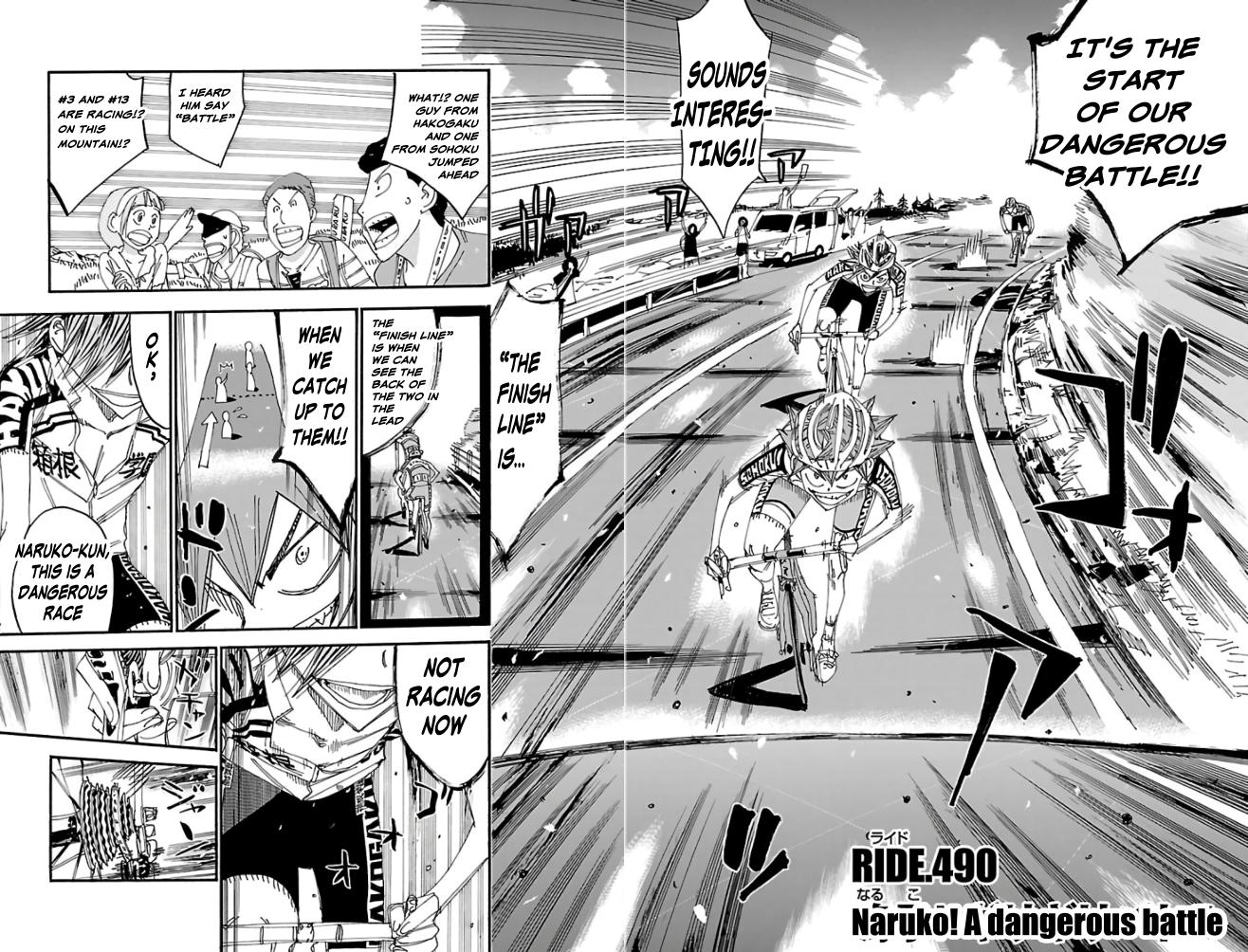 Yowamushi Pedal Chap 490 - Next Chap 491