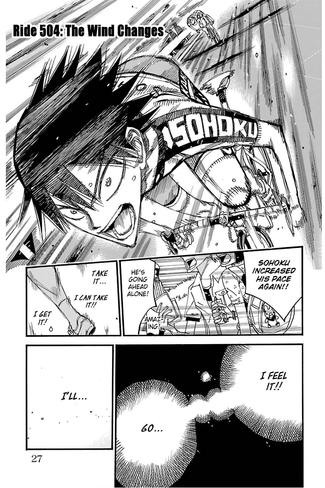 Yowamushi Pedal Chap 504 - Next Chap 505
