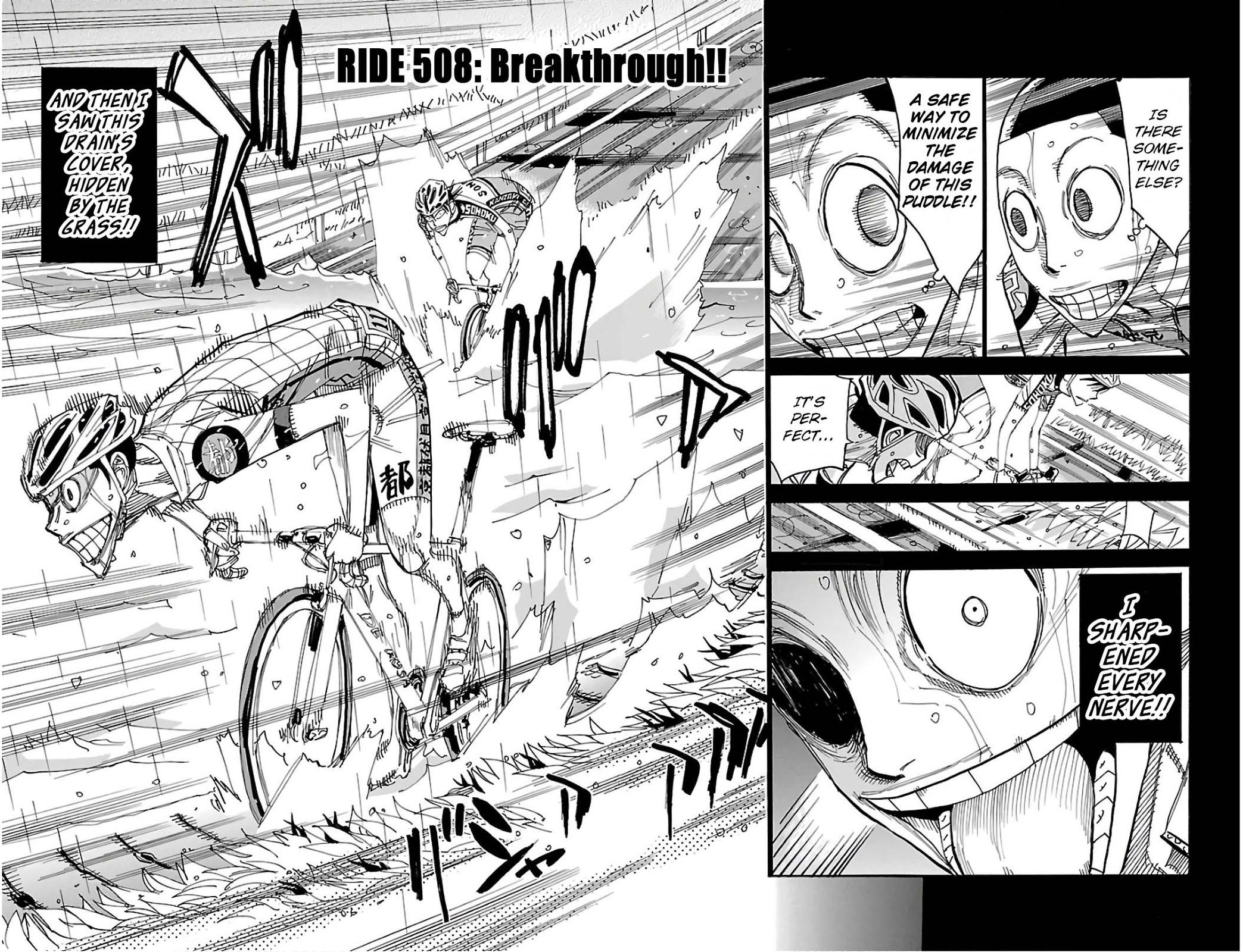 Yowamushi Pedal Chap 508 - Next Chap 509