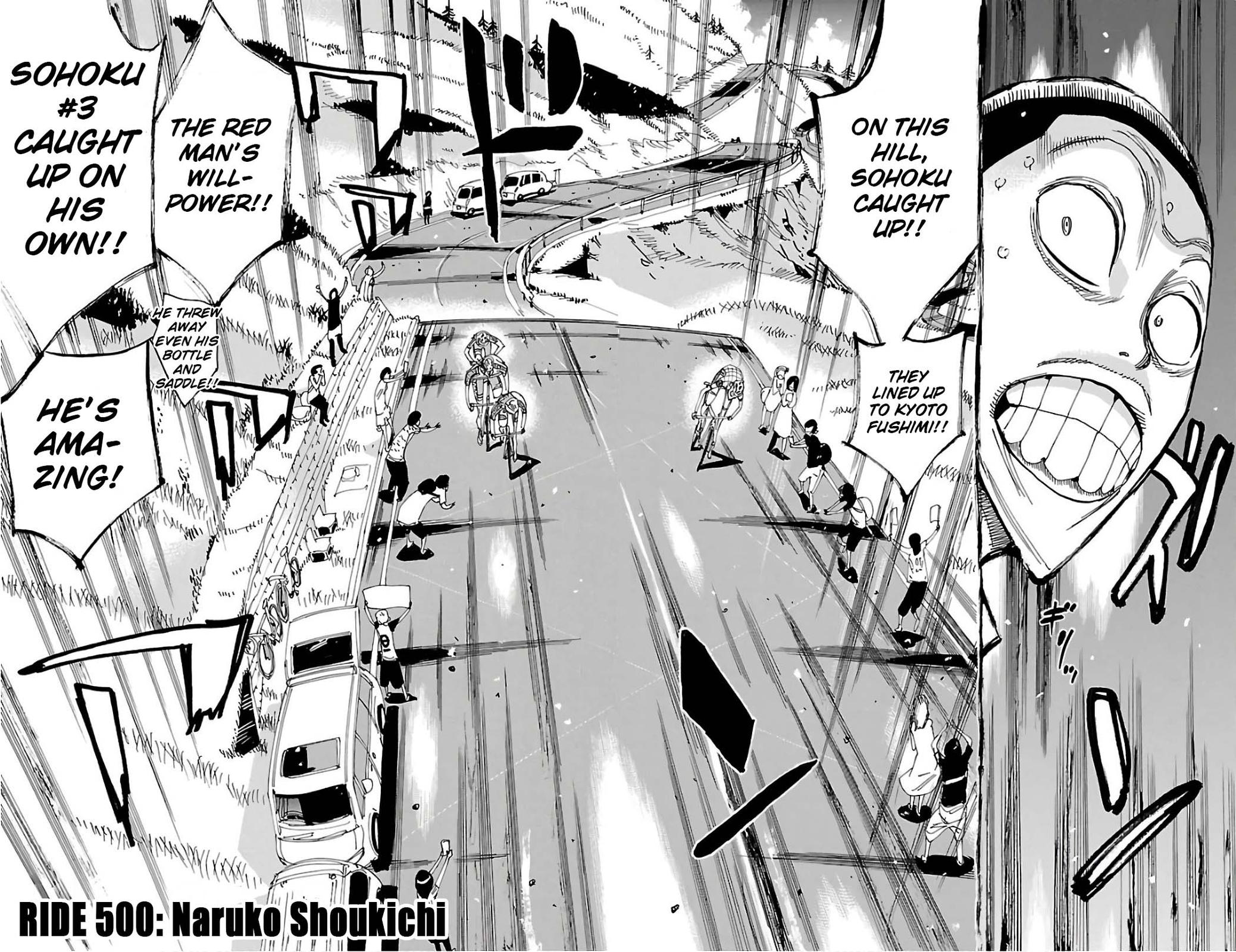 Yowamushi Pedal Chap 500 - Next Chap 501