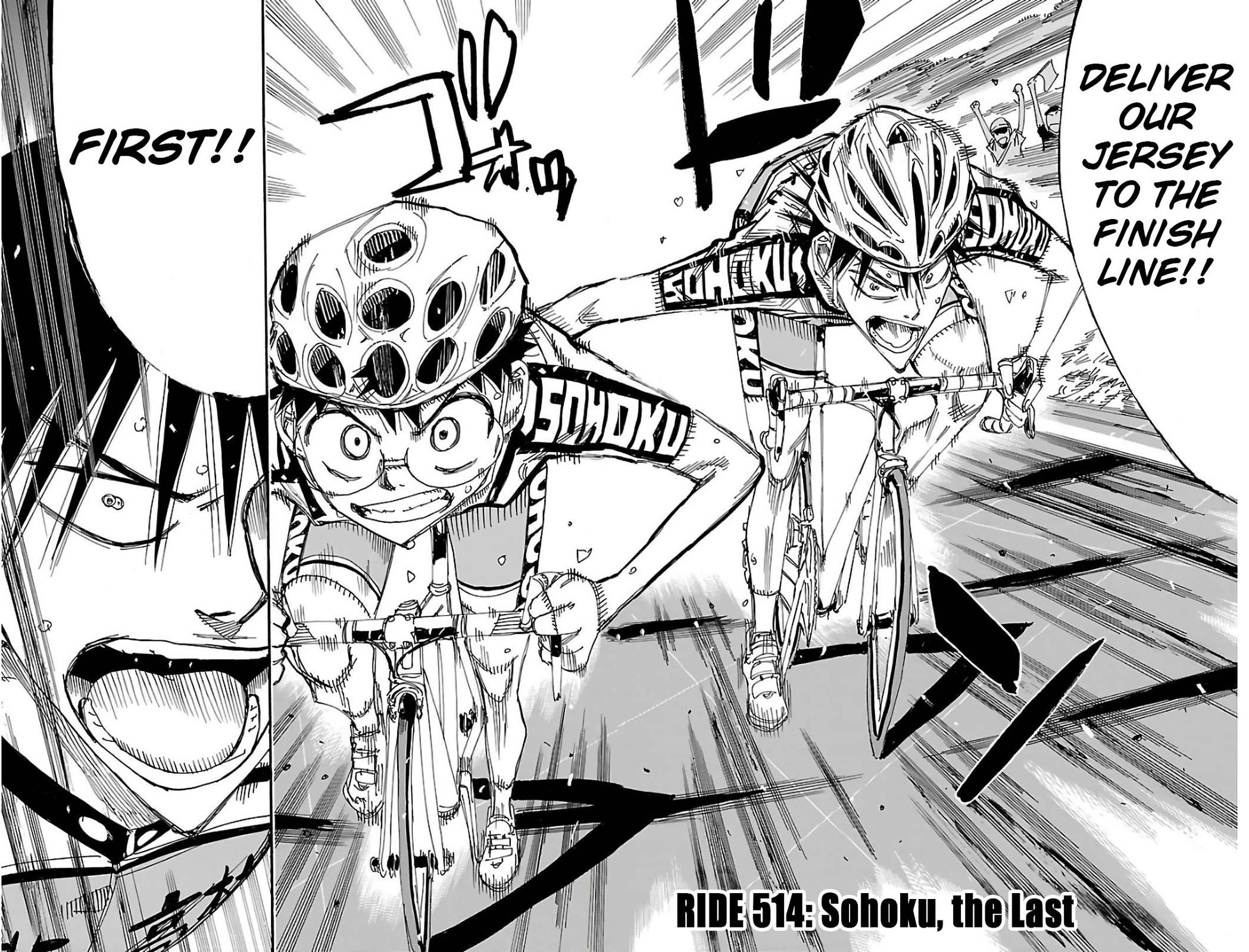 Yowamushi Pedal Chap 514 - Next Chap 515
