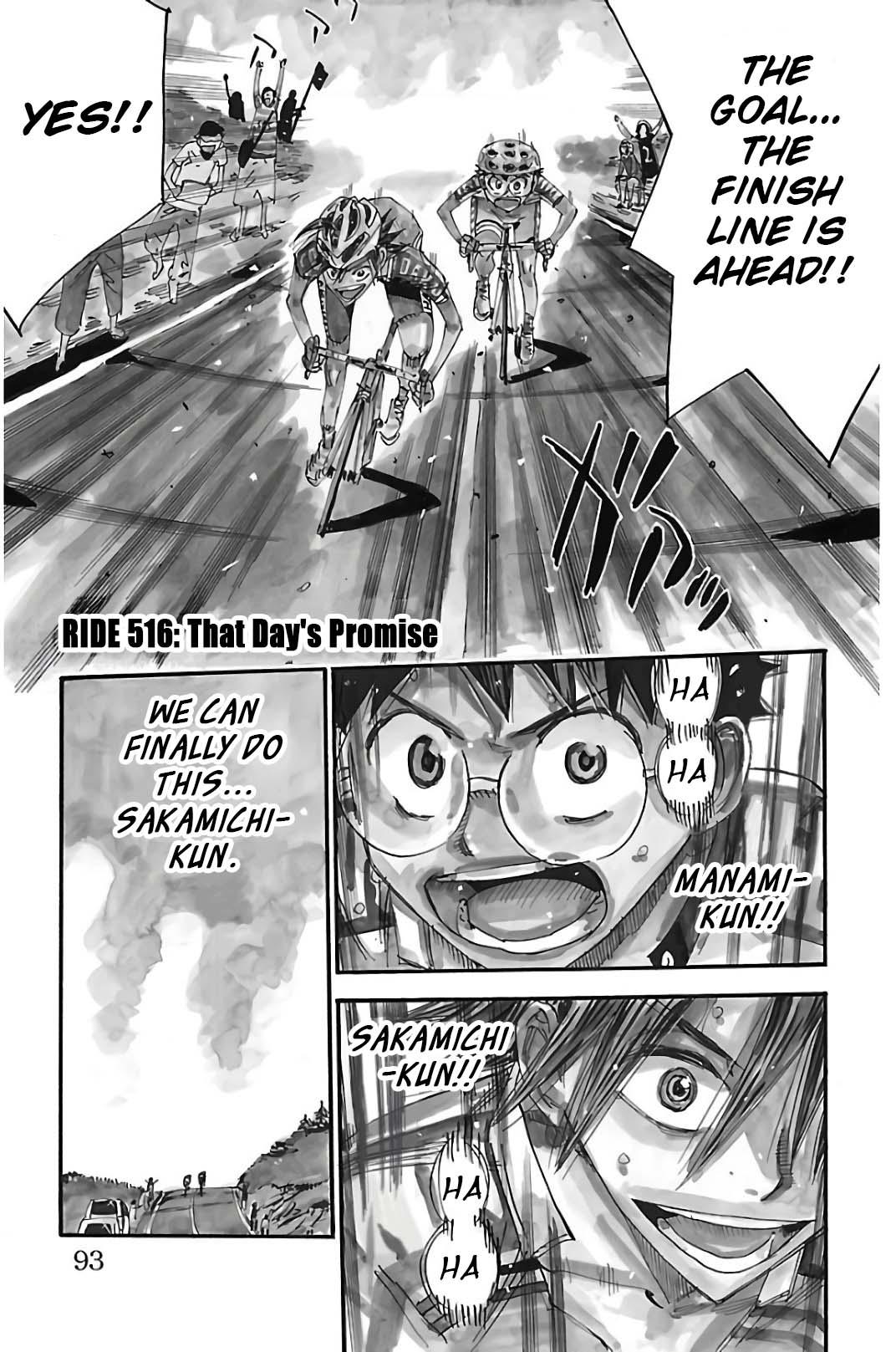 Yowamushi Pedal Chap 516 - Next Chap 517
