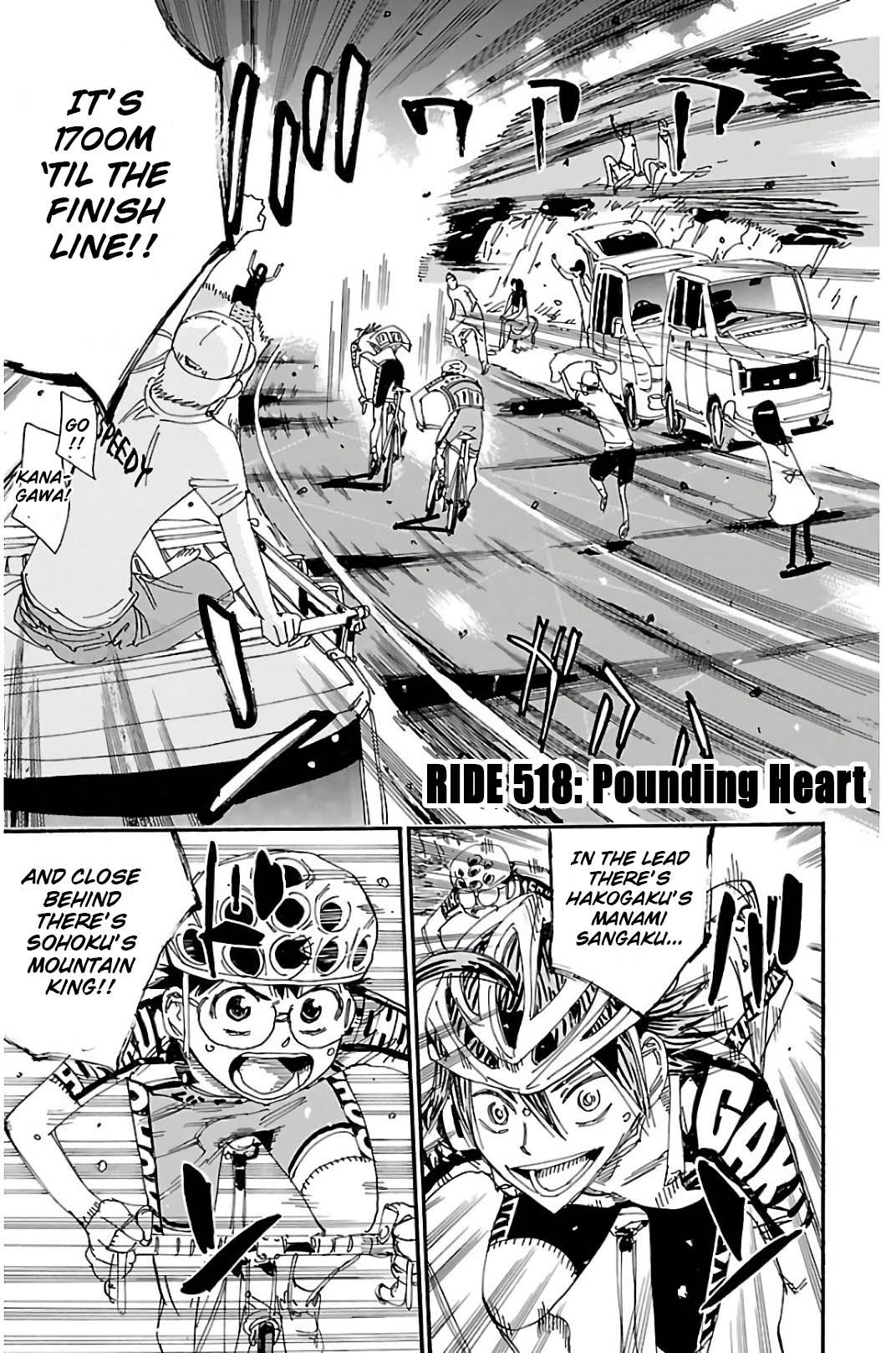 Yowamushi Pedal Chap 518 - Next Chap 519