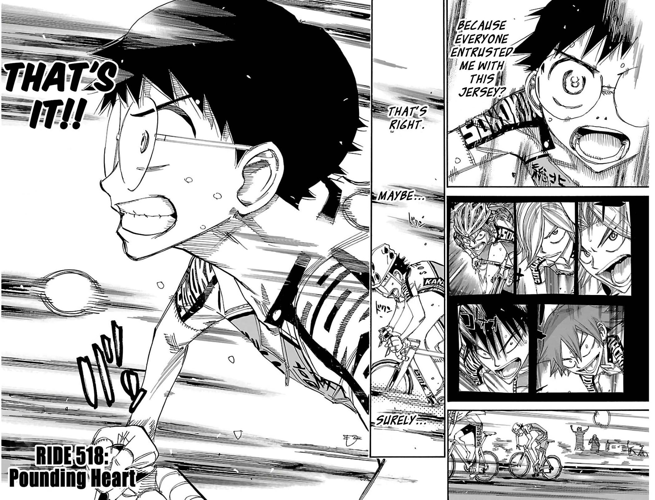 Yowamushi Pedal Chap 518 - Next Chap 519
