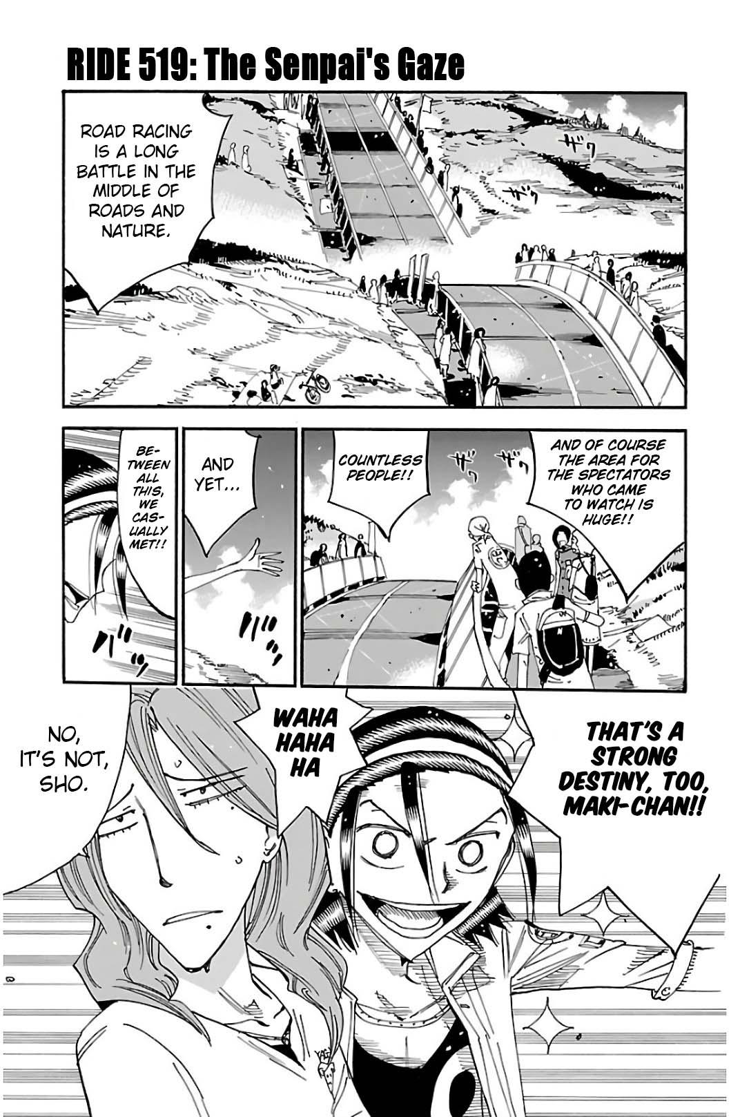Yowamushi Pedal Chap 519 - Next Chap 520