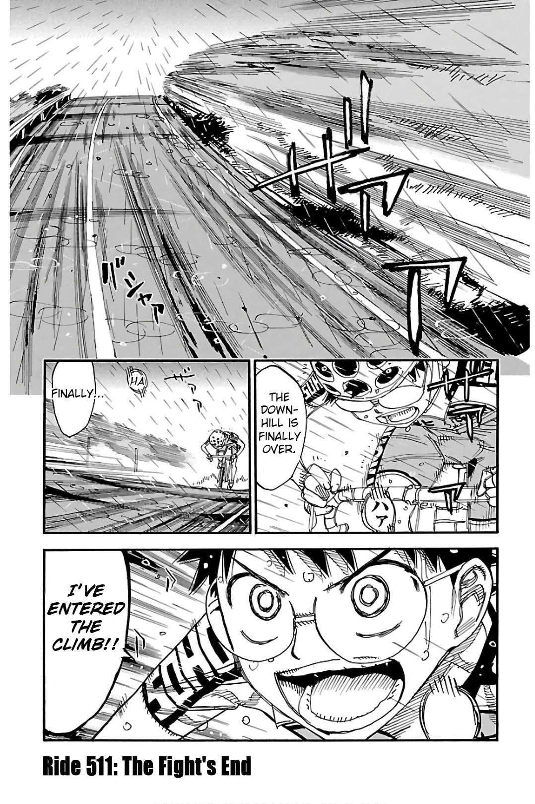 Yowamushi Pedal Chap 511 - Next Chap 512