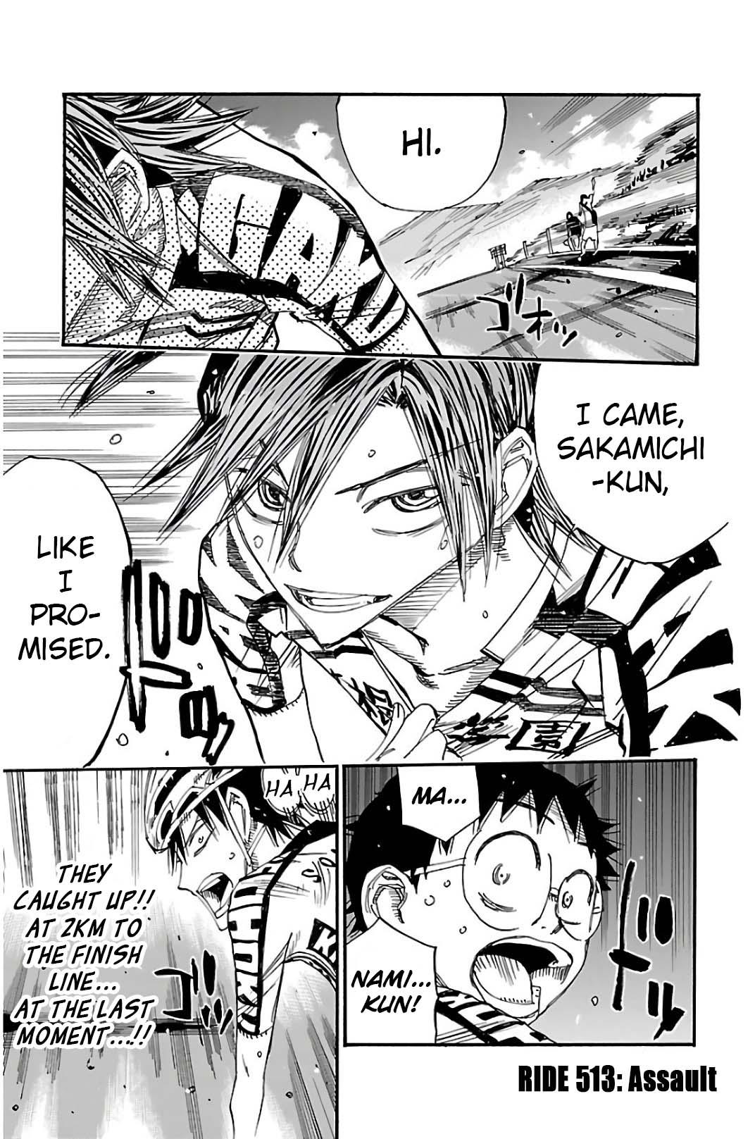 Yowamushi Pedal Chap 513 - Next Chap 514