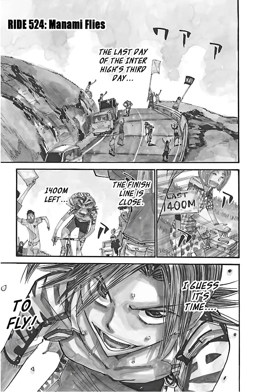 Yowamushi Pedal Chap 524 - Next Chap 525